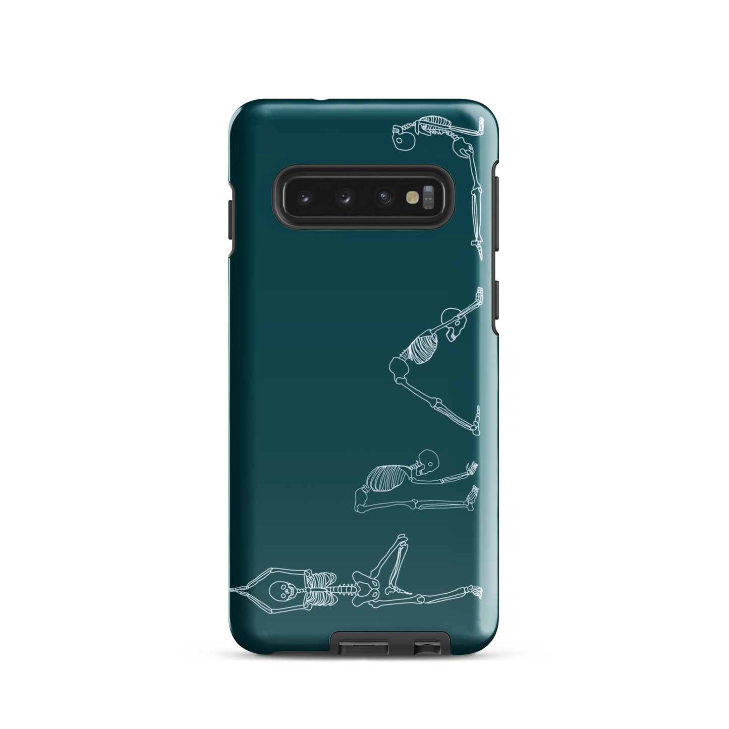 Yoga Skeletons Tough case for Samsung® in Sherpa Blue