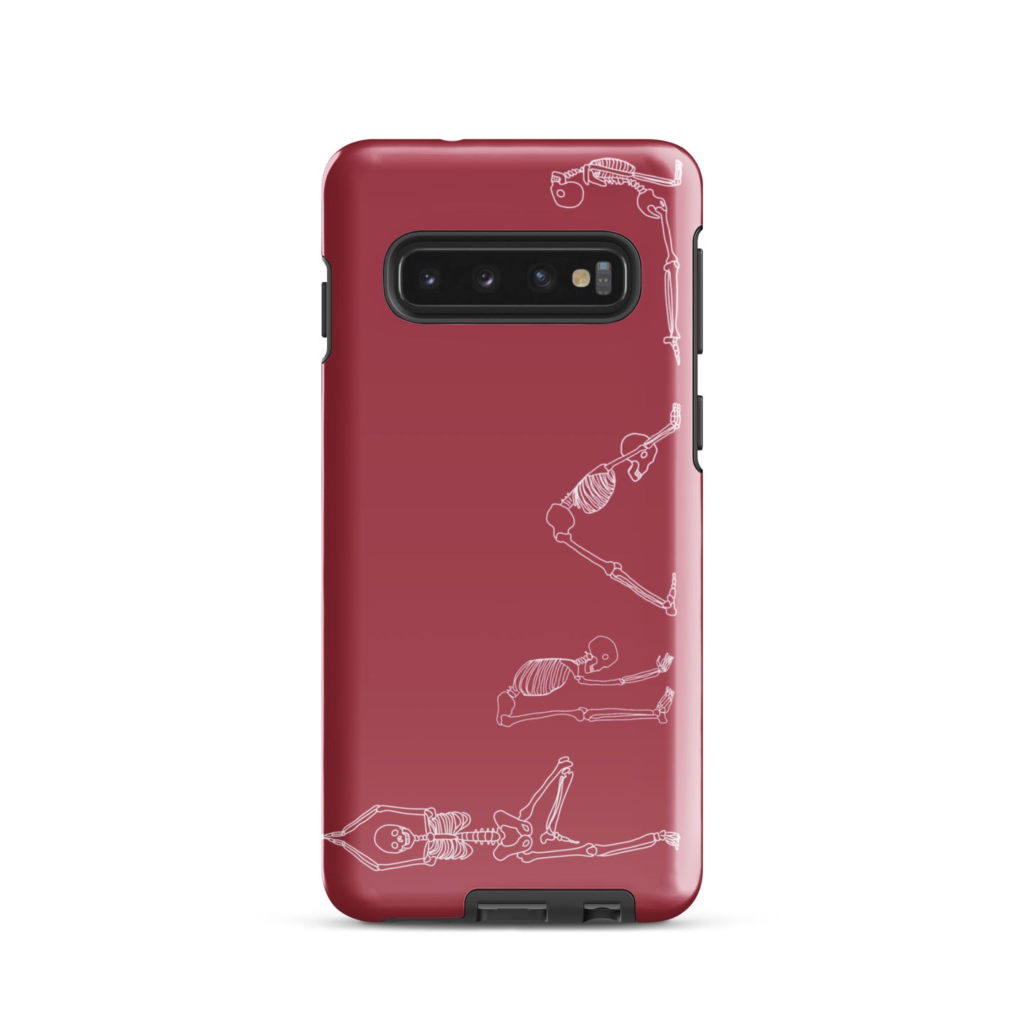 Yoga Skeletons Tough case for Samsung® in Hippie Pink