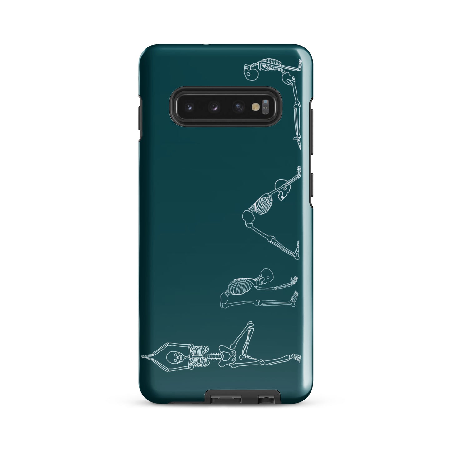 Yoga Skeletons Tough case for Samsung® in Sherpa Blue