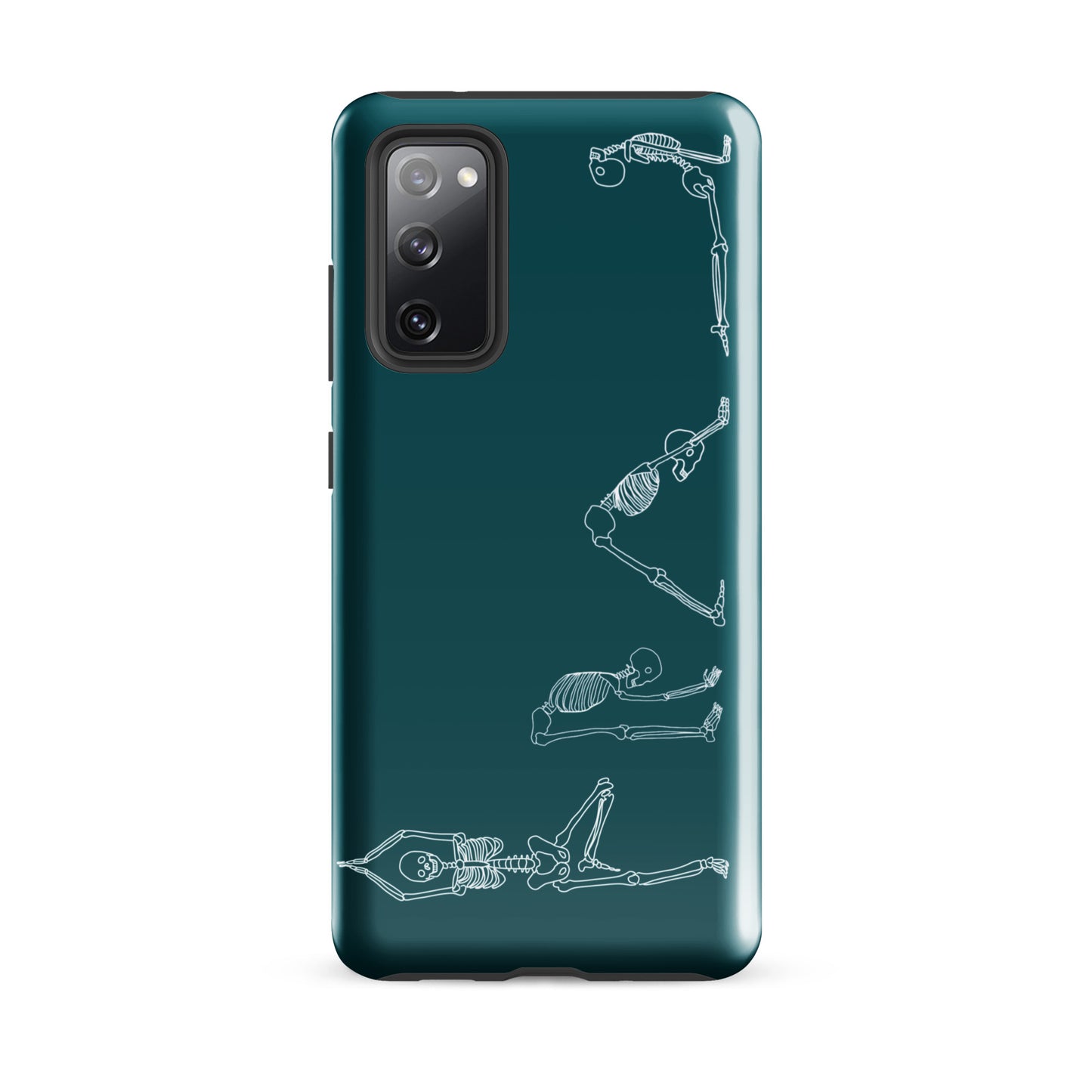 Yoga Skeletons Tough case for Samsung® in Sherpa Blue
