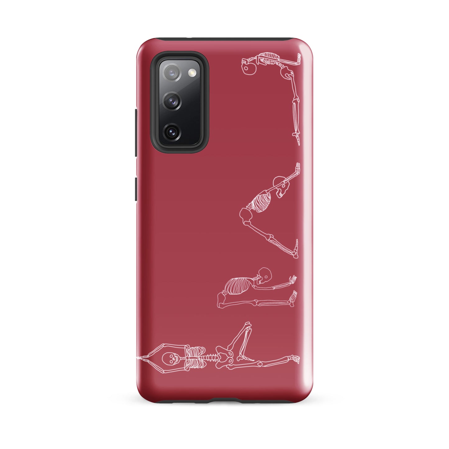 Yoga Skeletons Tough case for Samsung® in Hippie Pink