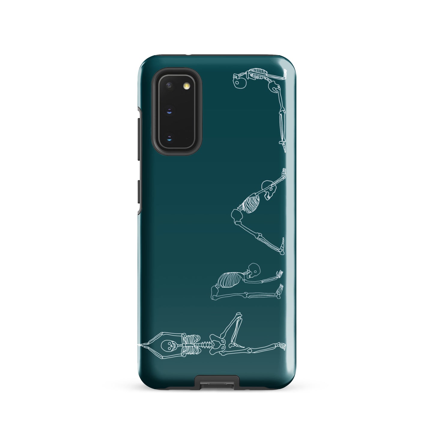 Yoga Skeletons Tough case for Samsung® in Sherpa Blue