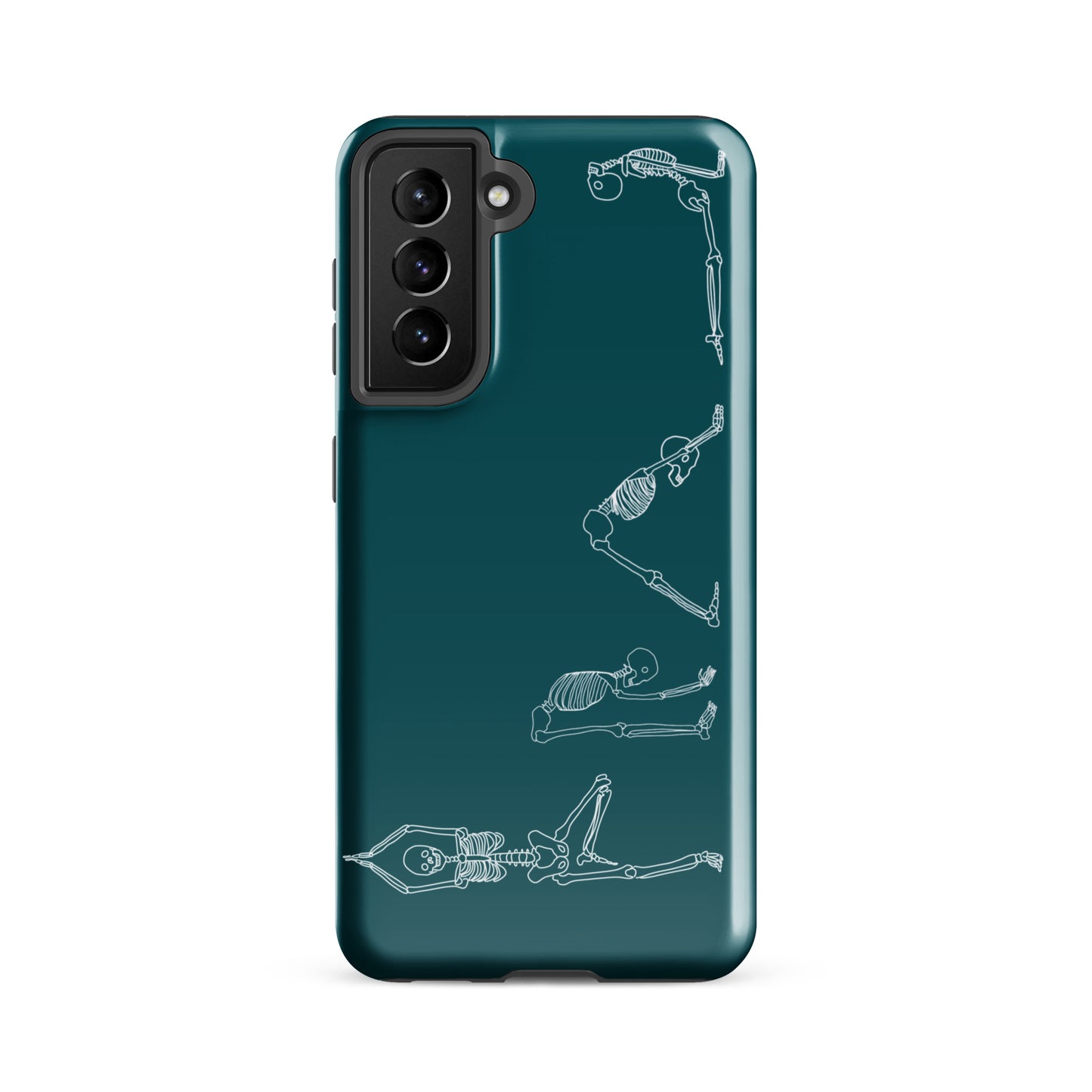 Yoga Skeletons Tough case for Samsung® in Sherpa Blue