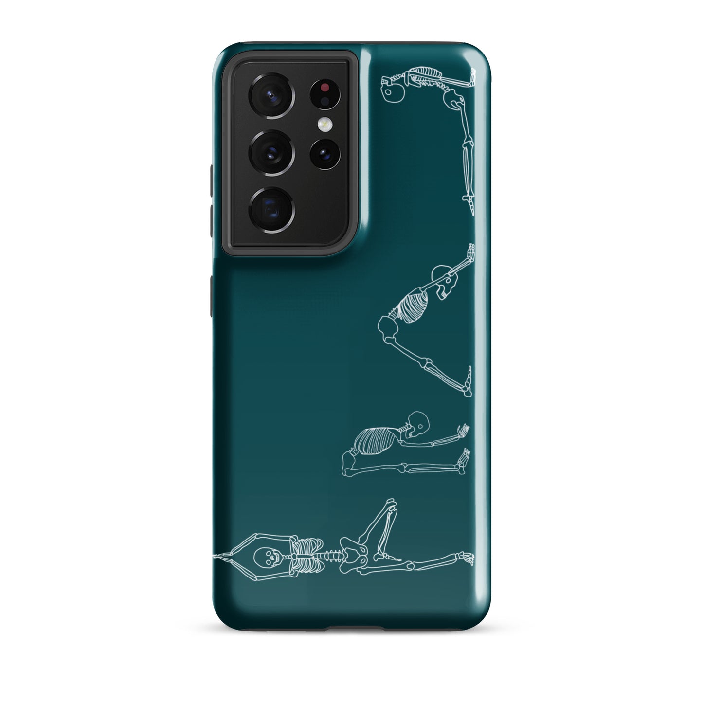 Yoga Skeletons Tough case for Samsung® in Sherpa Blue