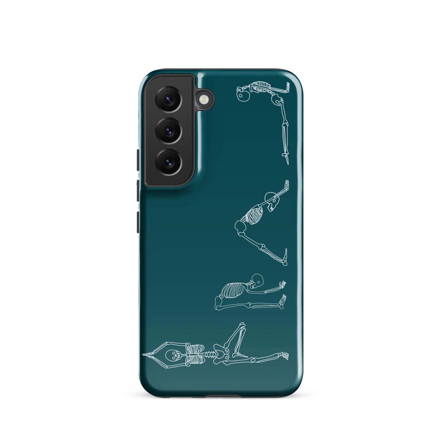 Yoga Skeletons Tough case for Samsung® in Sherpa Blue