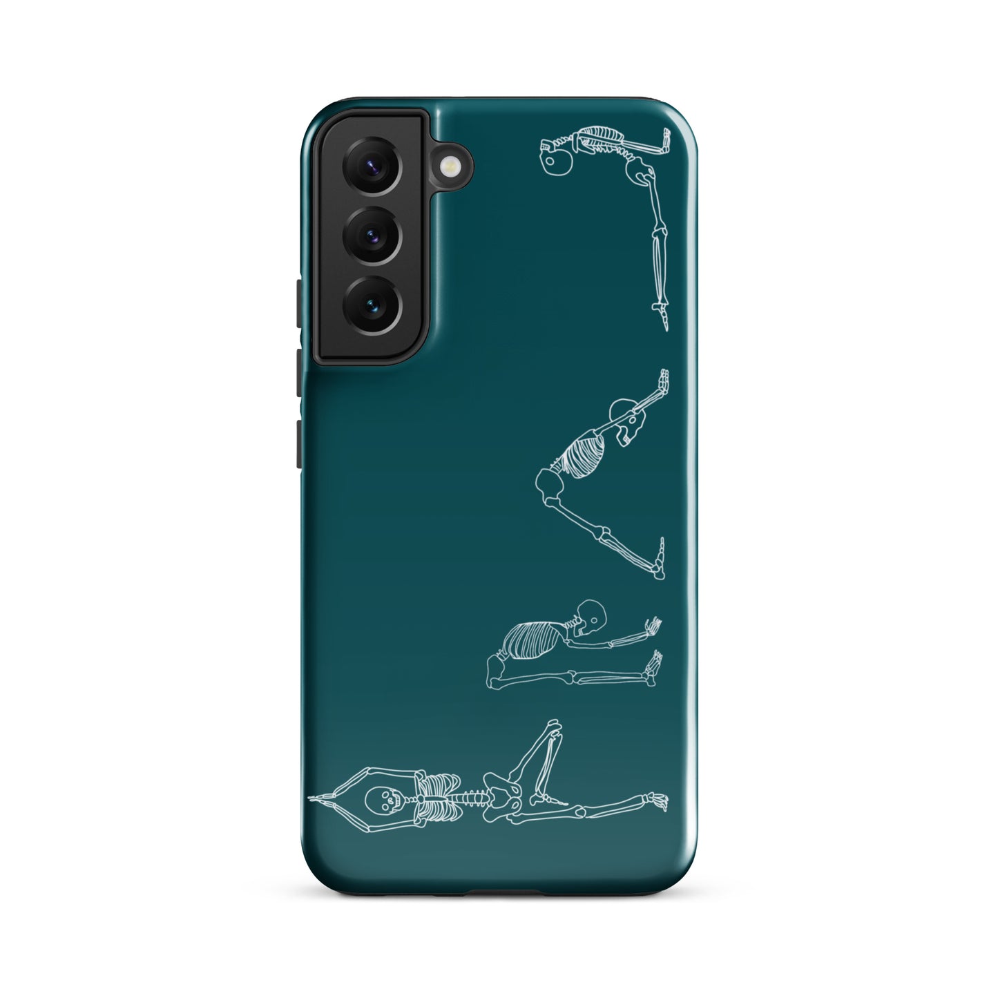 Yoga Skeletons Tough case for Samsung® in Sherpa Blue