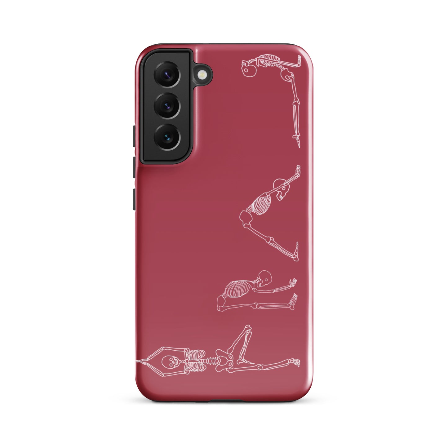 Yoga Skeletons Tough case for Samsung® in Hippie Pink