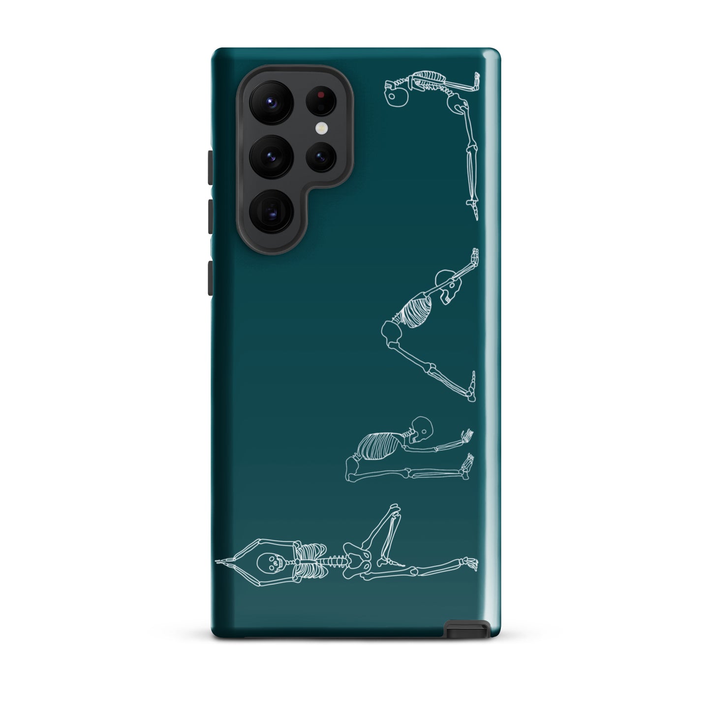 Yoga Skeletons Tough case for Samsung® in Sherpa Blue