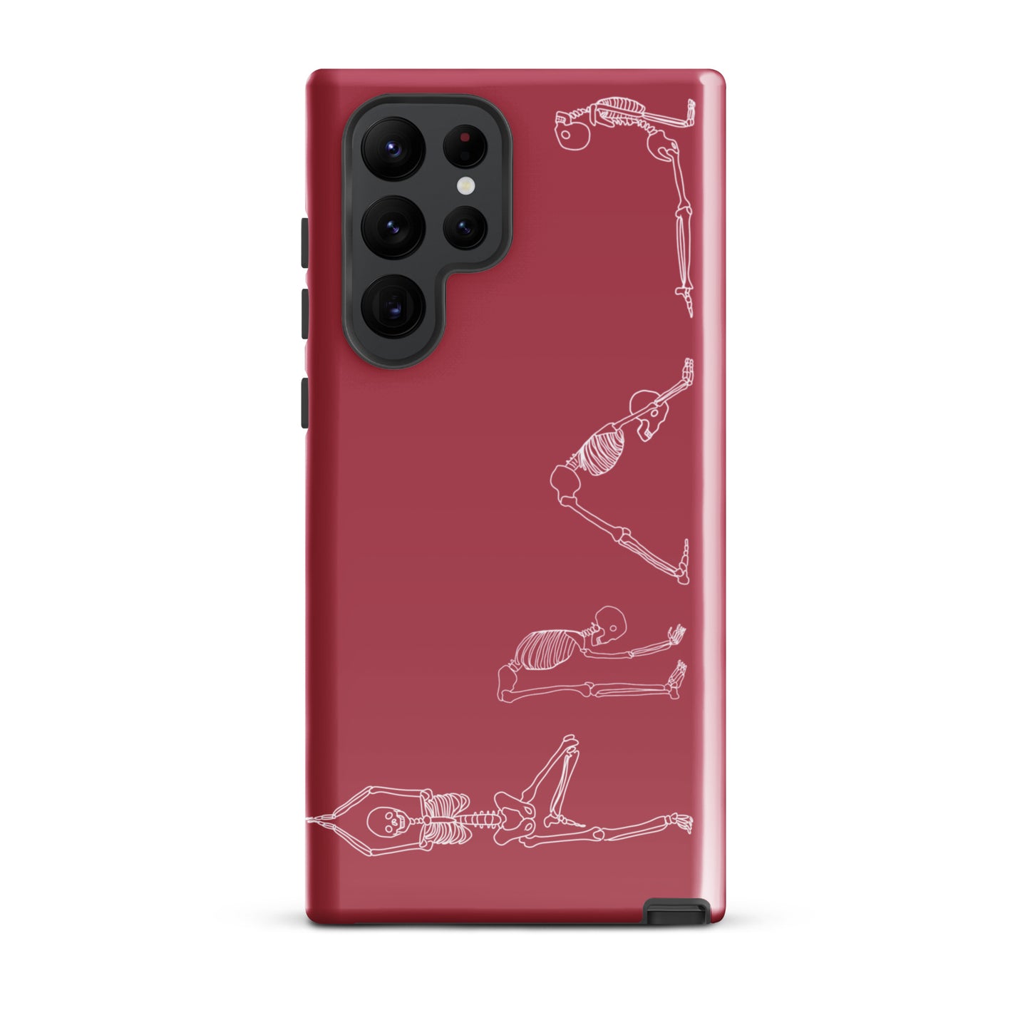 Yoga Skeletons Tough case for Samsung® in Hippie Pink