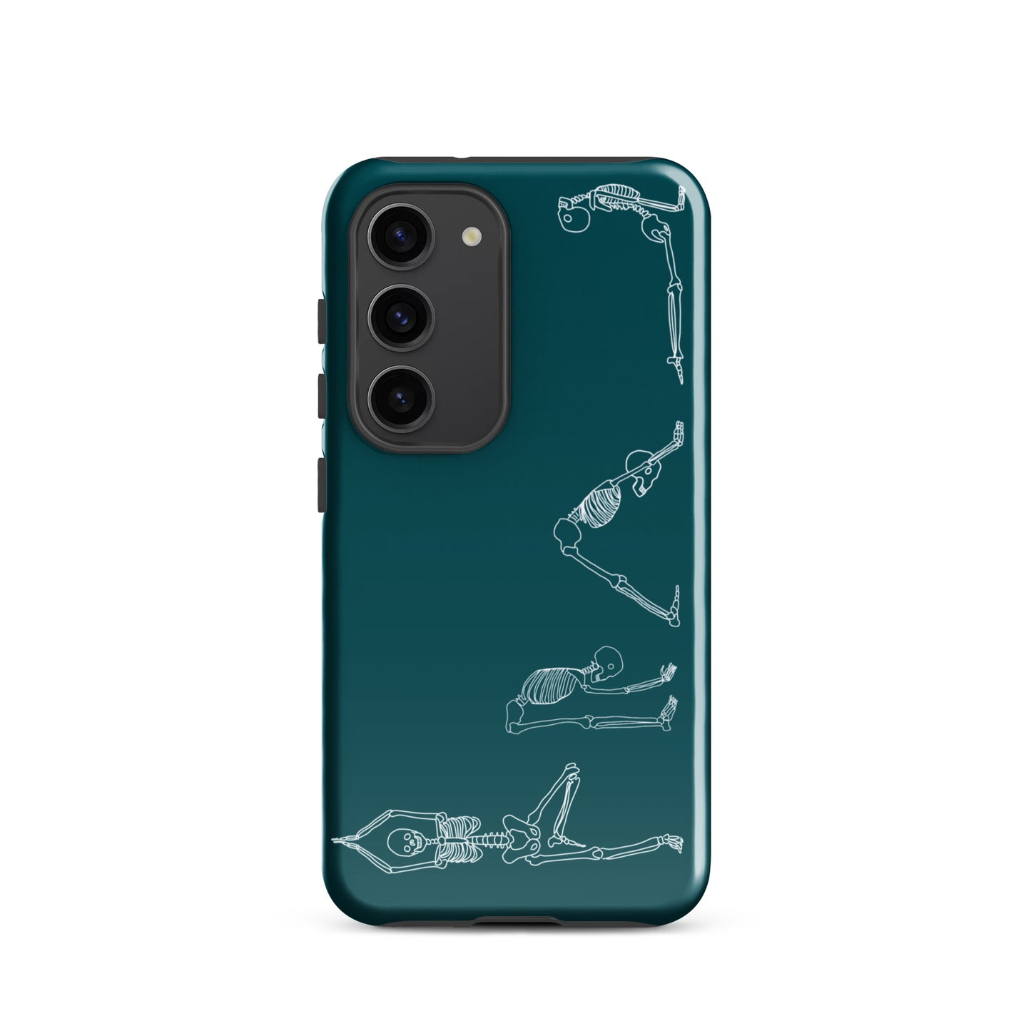 Yoga Skeletons Tough case for Samsung® in Sherpa Blue