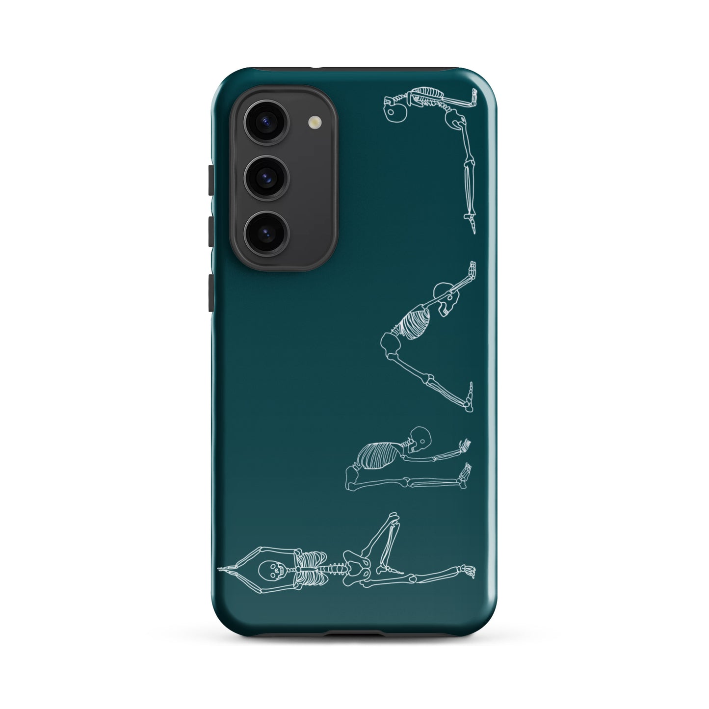 Yoga Skeletons Tough case for Samsung® in Sherpa Blue