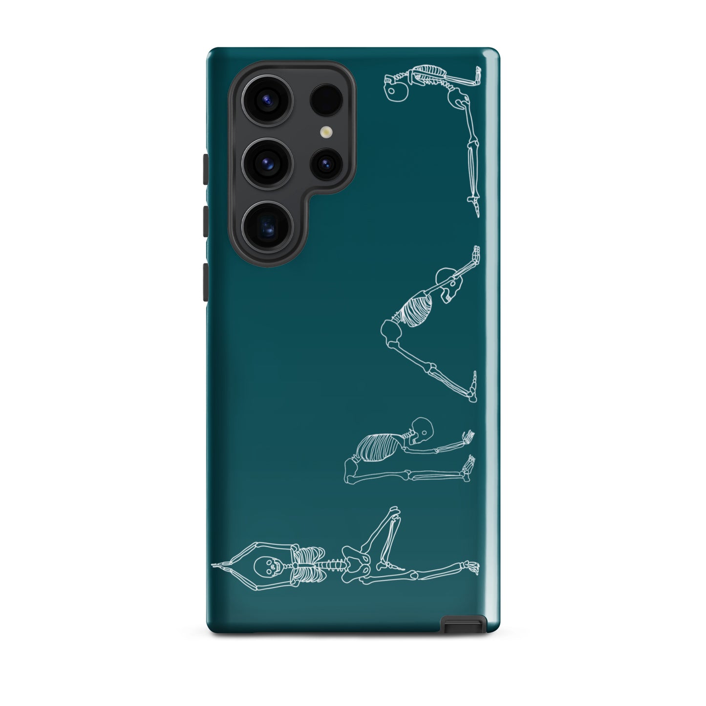 Yoga Skeletons Tough case for Samsung® in Sherpa Blue