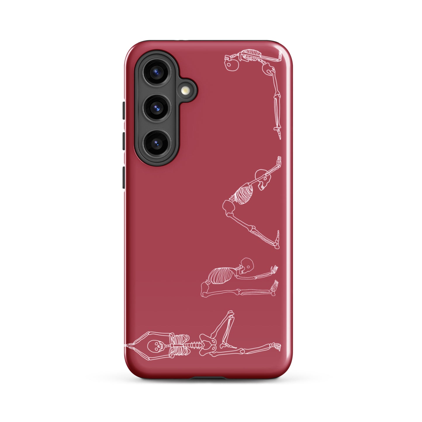 Yoga Skeletons Tough case for Samsung® in Hippie Pink