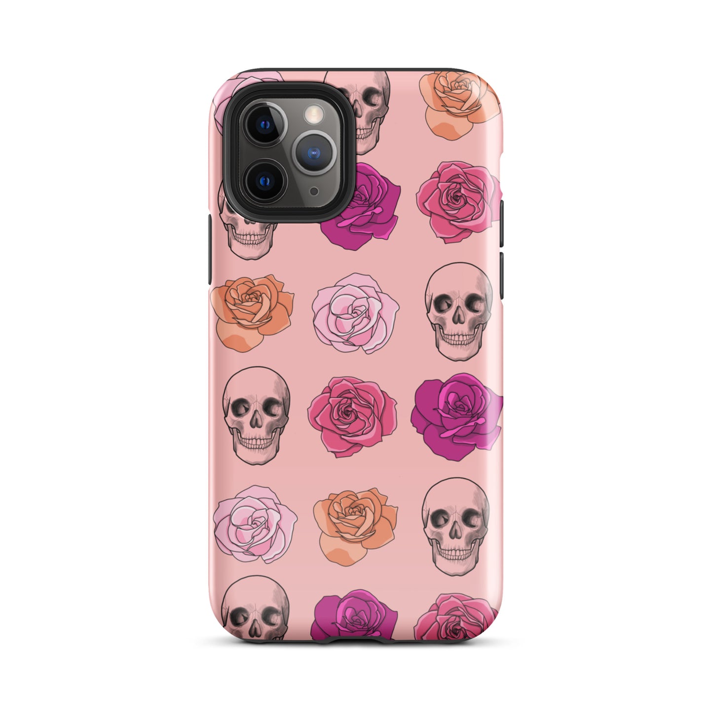 Skulls & Roses Tough Case for iPhone® in Pink