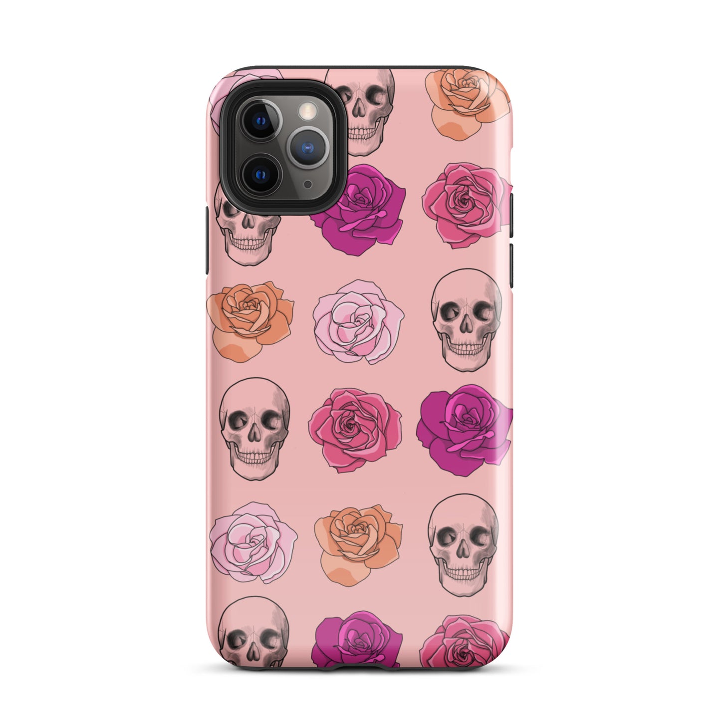 Skulls & Roses Tough Case for iPhone® in Pink