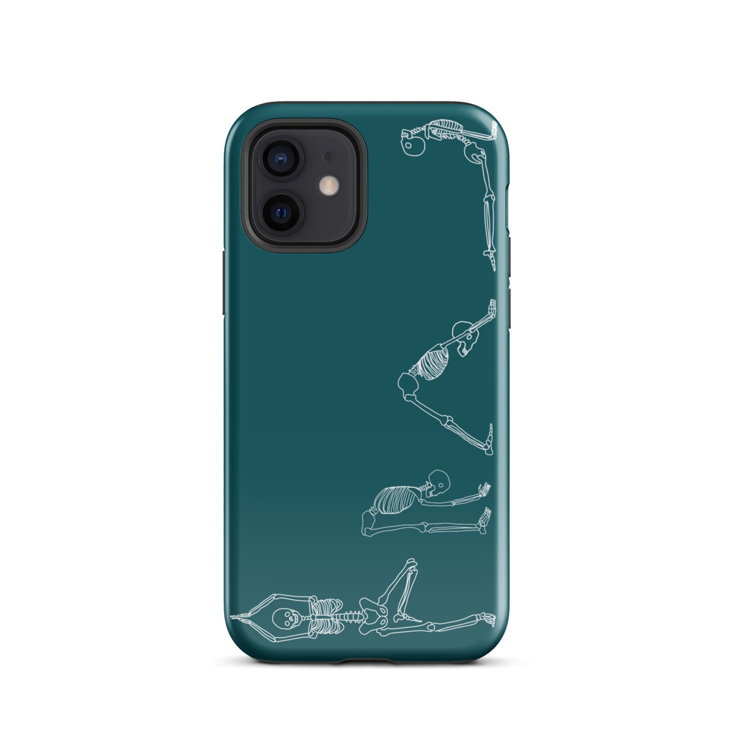 Yoga Skeletons Tough Case for iPhone® in Sherpa Blue