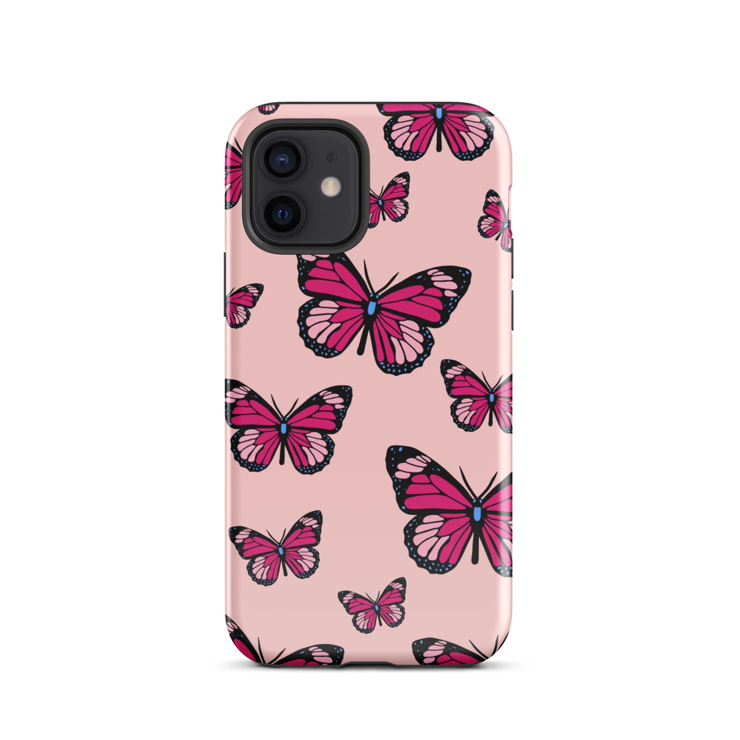 Butterflies Tough Case for iPhone® in Cosmos Pink