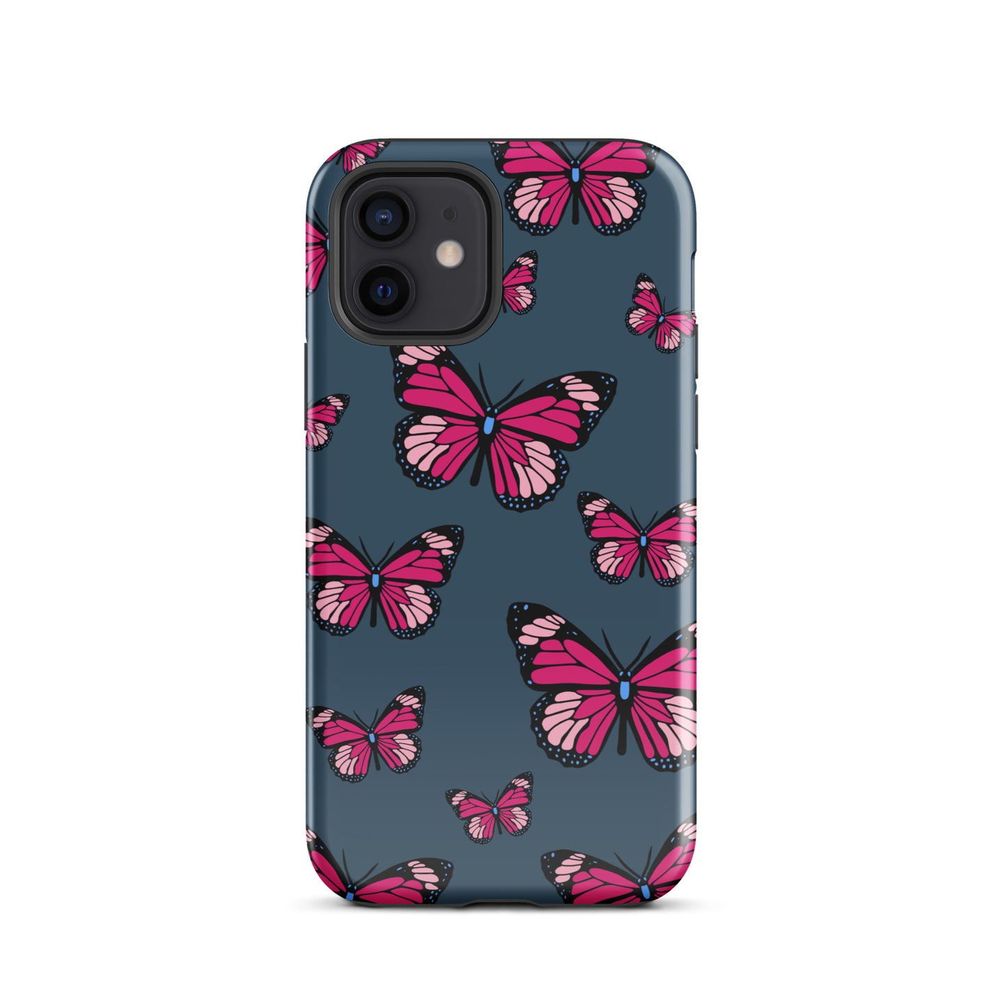 Butterflies Tough Case for iPhone® in Arapawa Blue