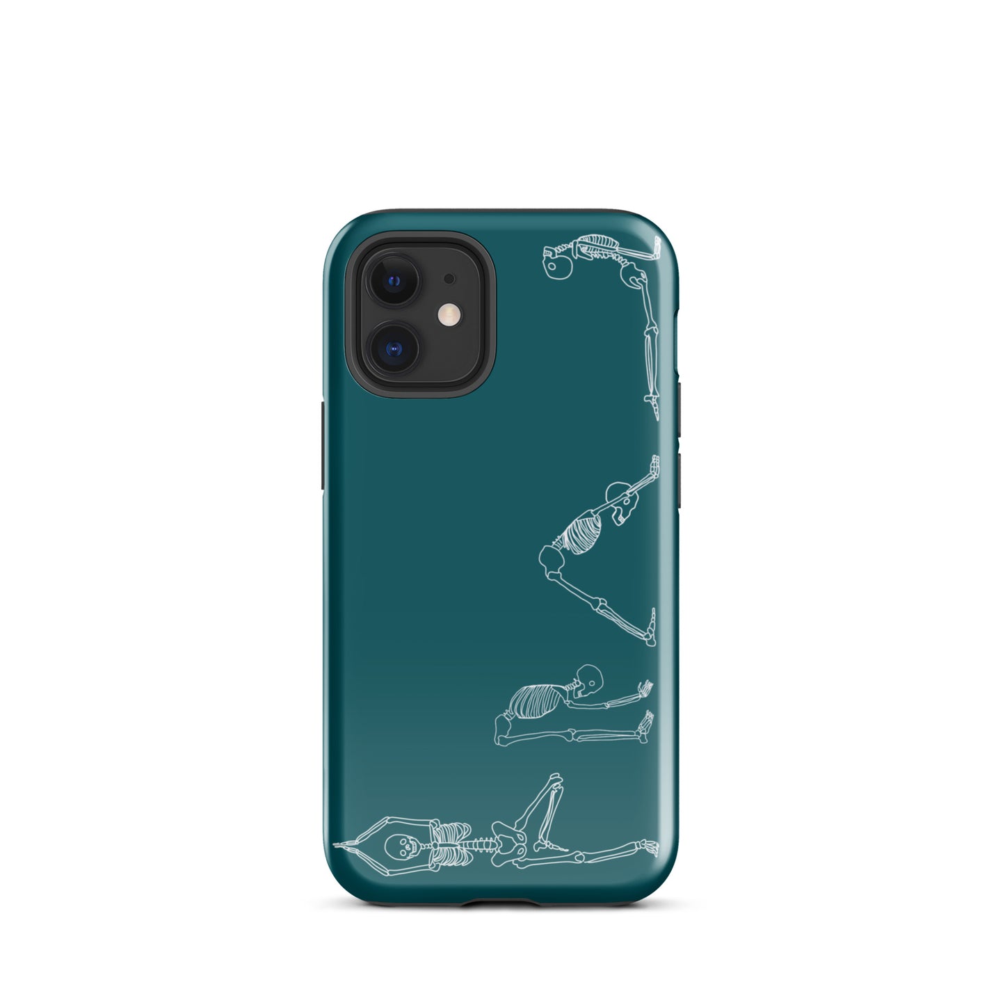 Yoga Skeletons Tough Case for iPhone® in Sherpa Blue