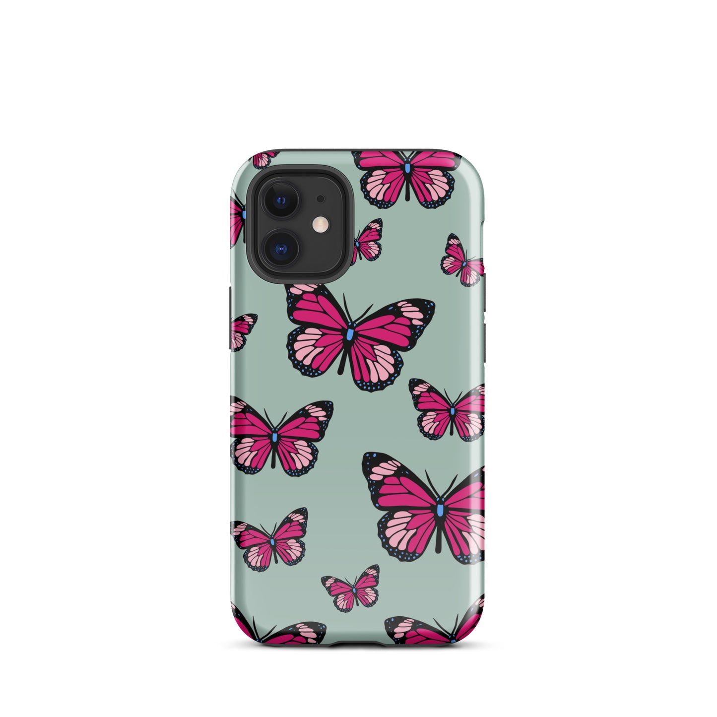 Butterflies Tough Case for iPhone® in Opal Green