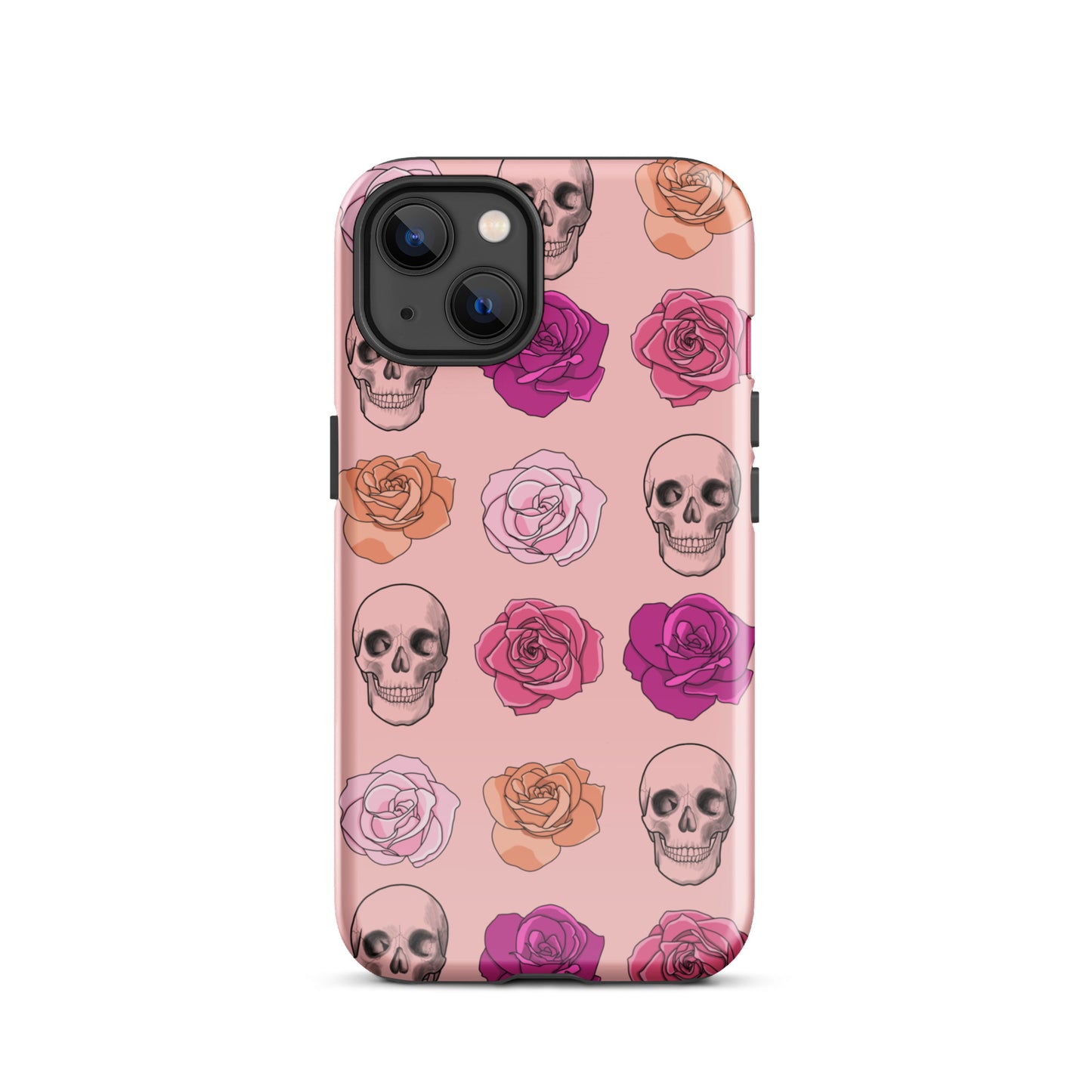 Skulls & Roses Tough Case for iPhone® in Pink