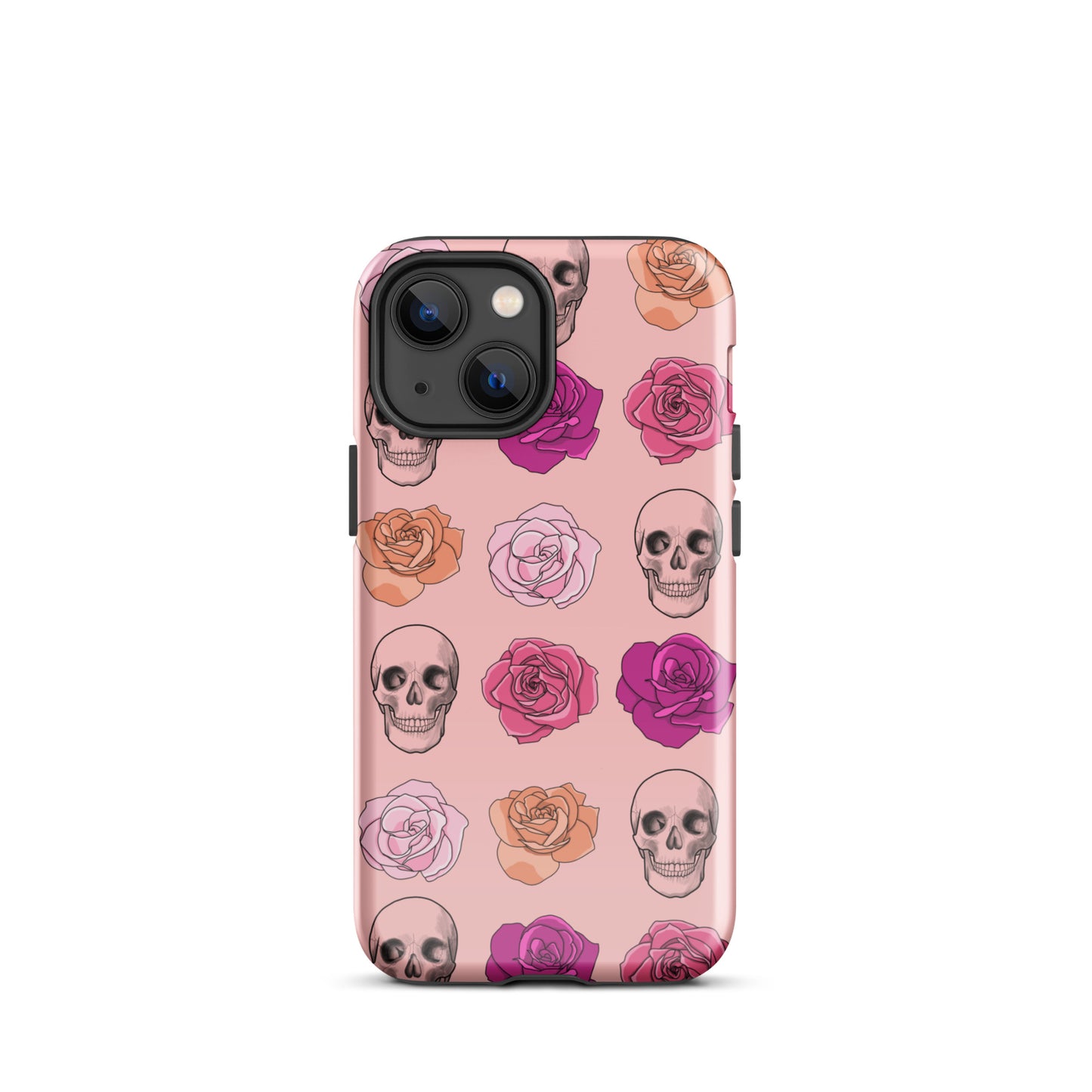 Skulls & Roses Tough Case for iPhone® in Pink