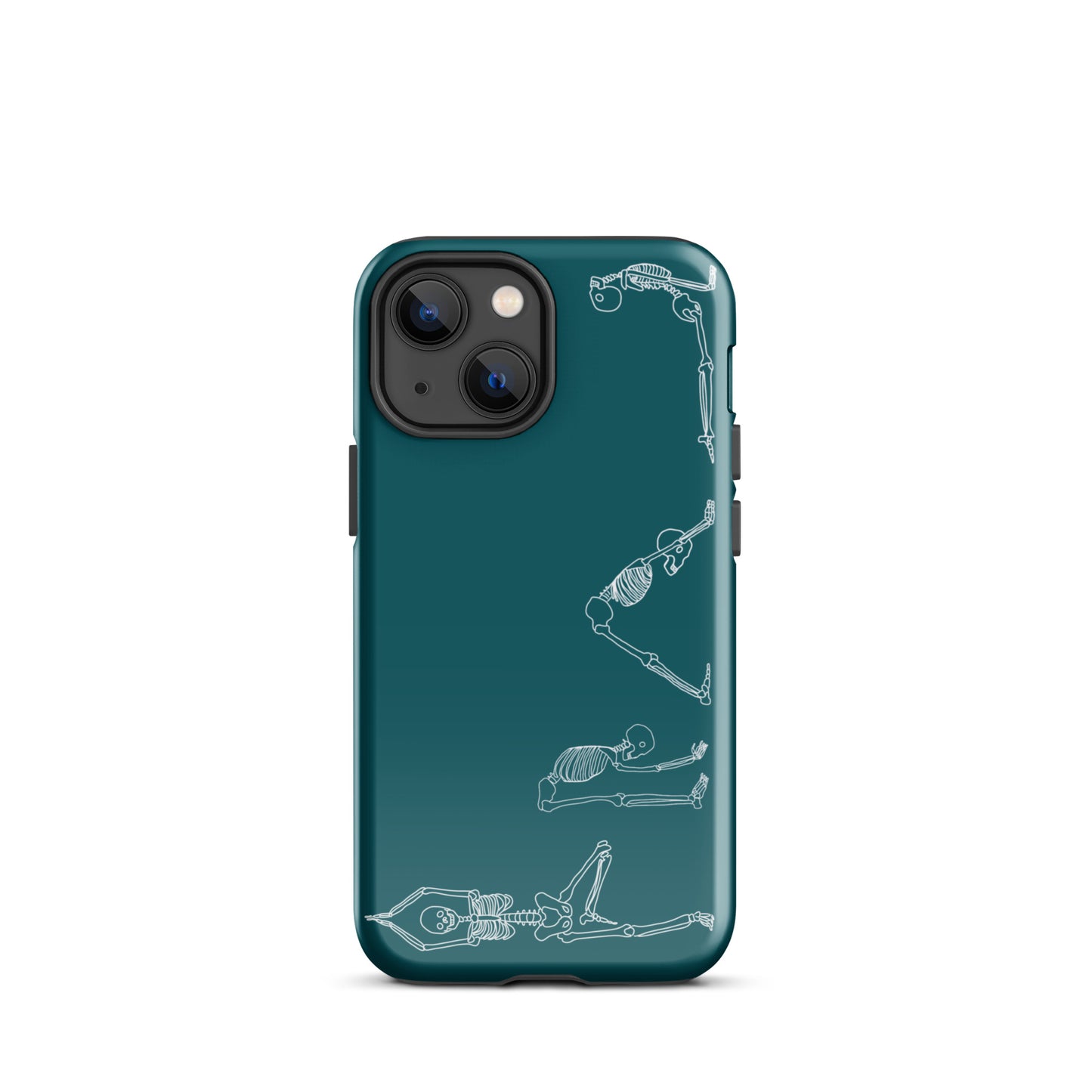 Yoga Skeletons Tough Case for iPhone® in Sherpa Blue