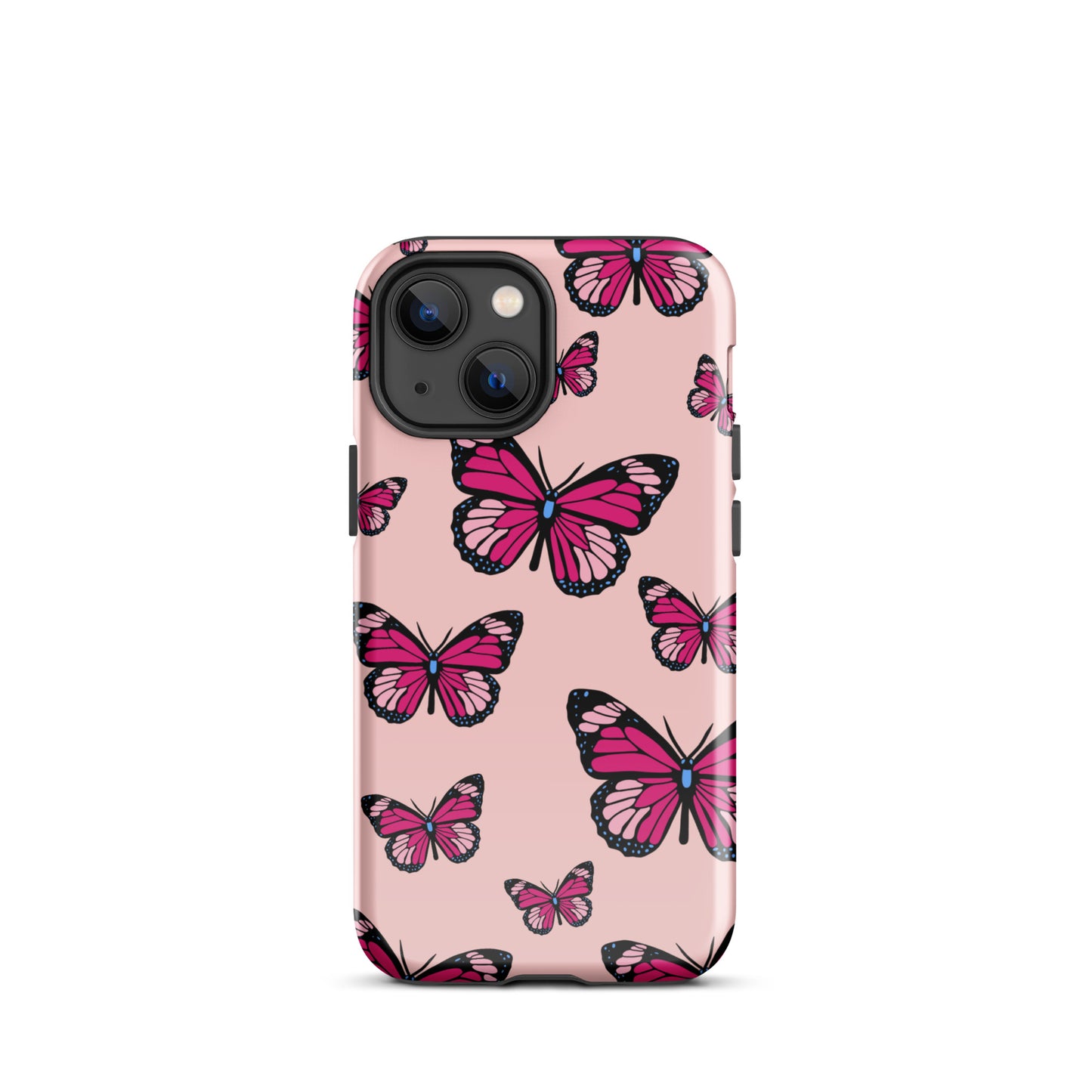 Butterflies Tough Case for iPhone® in Cosmos Pink