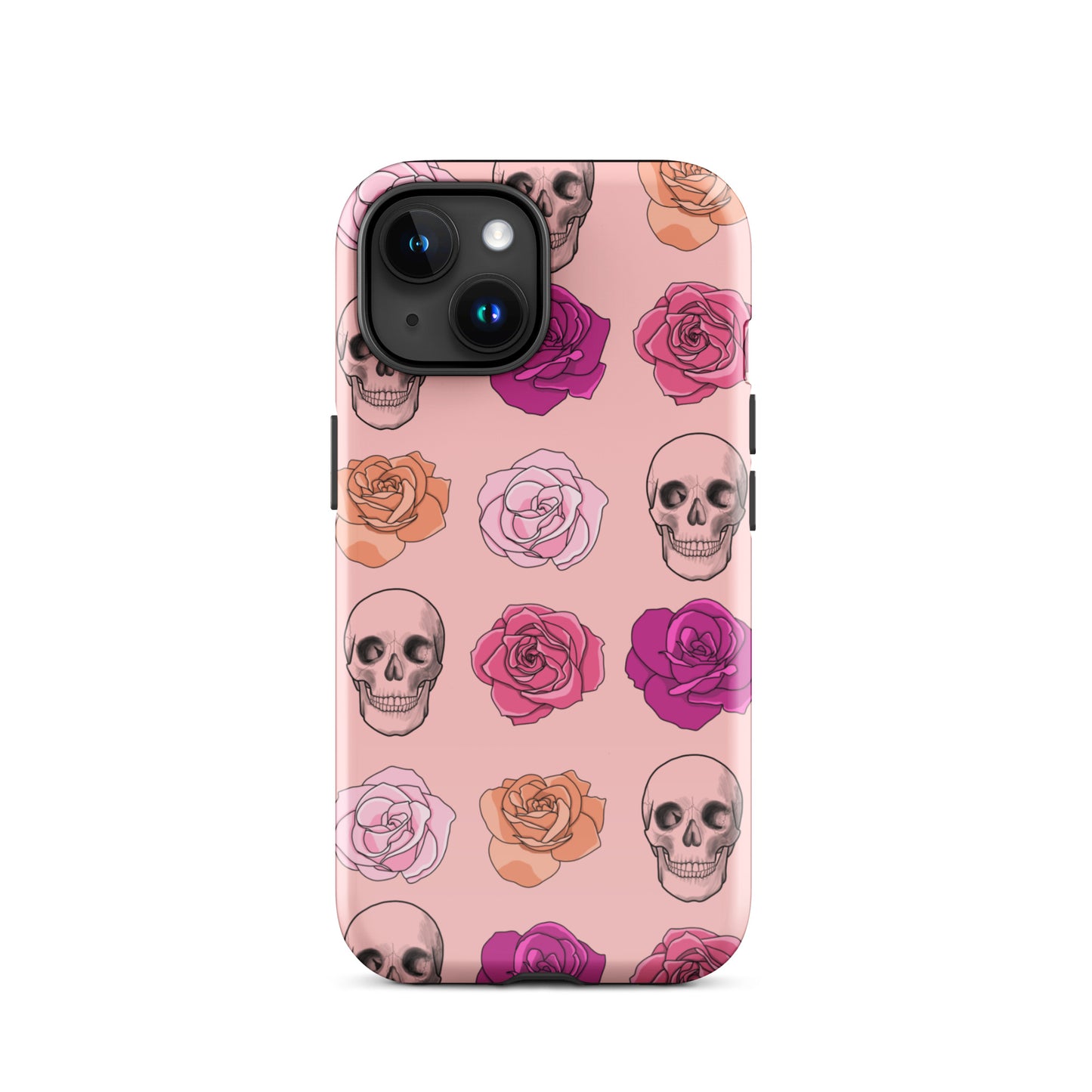 Skulls & Roses Tough Case for iPhone® in Pink