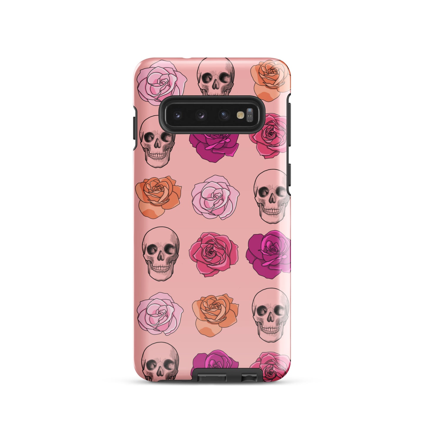 Skulls & Roses Tough case for Samsung® in Pink