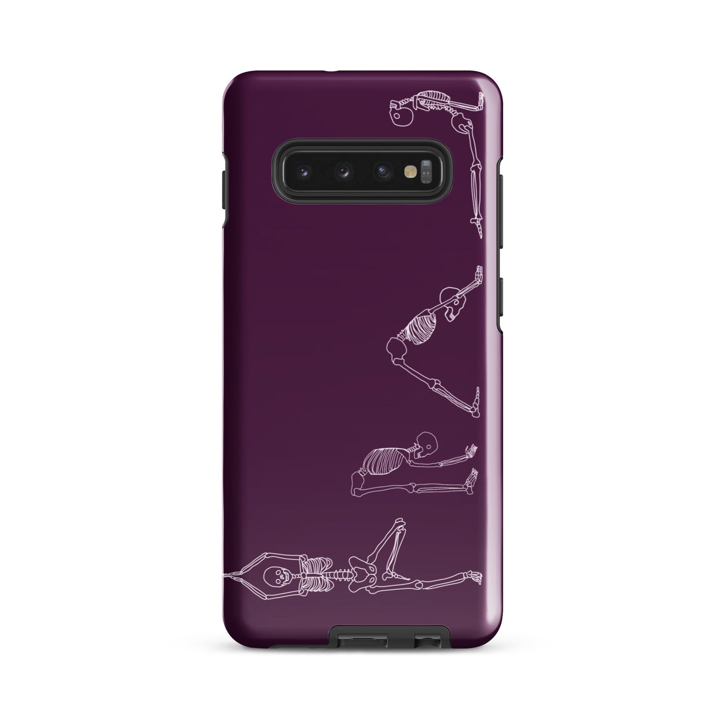 Yoga Skeletons Tough case for Samsung® in Tyrian Purple