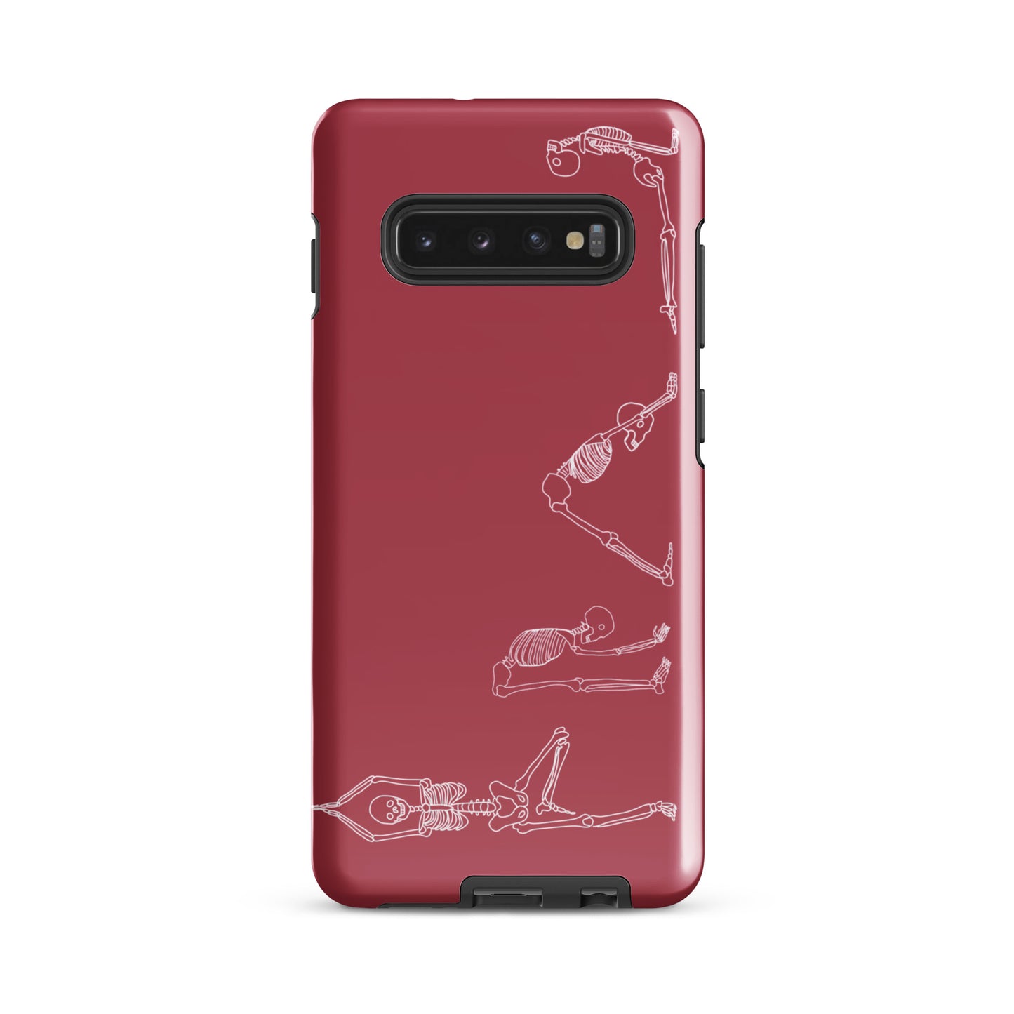 Yoga Skeletons Tough case for Samsung® in Hippie Pink