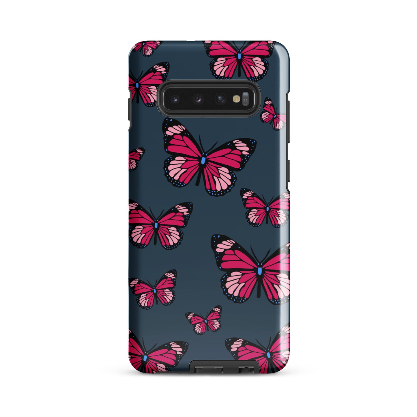 Butterflies Tough case for Samsung® in Arapawa Blue