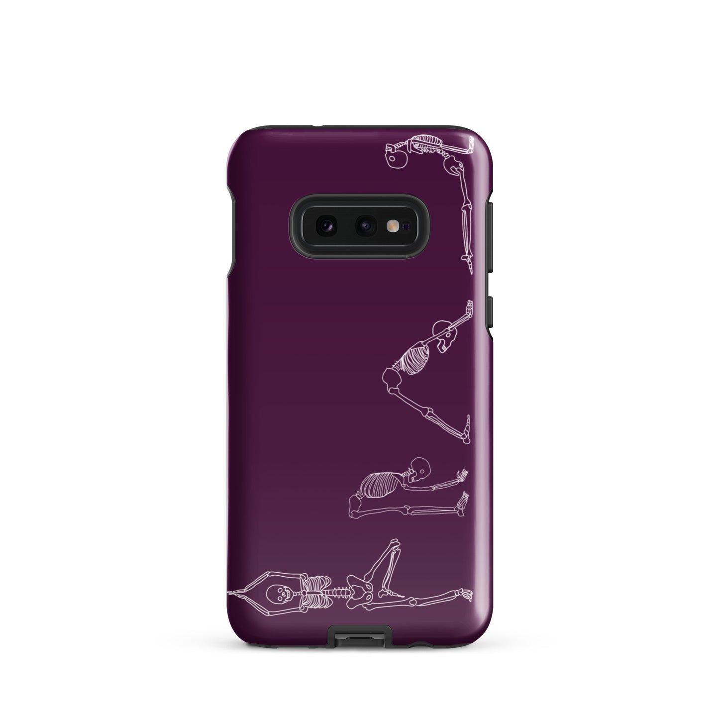 Yoga Skeletons Tough case for Samsung® in Tyrian Purple