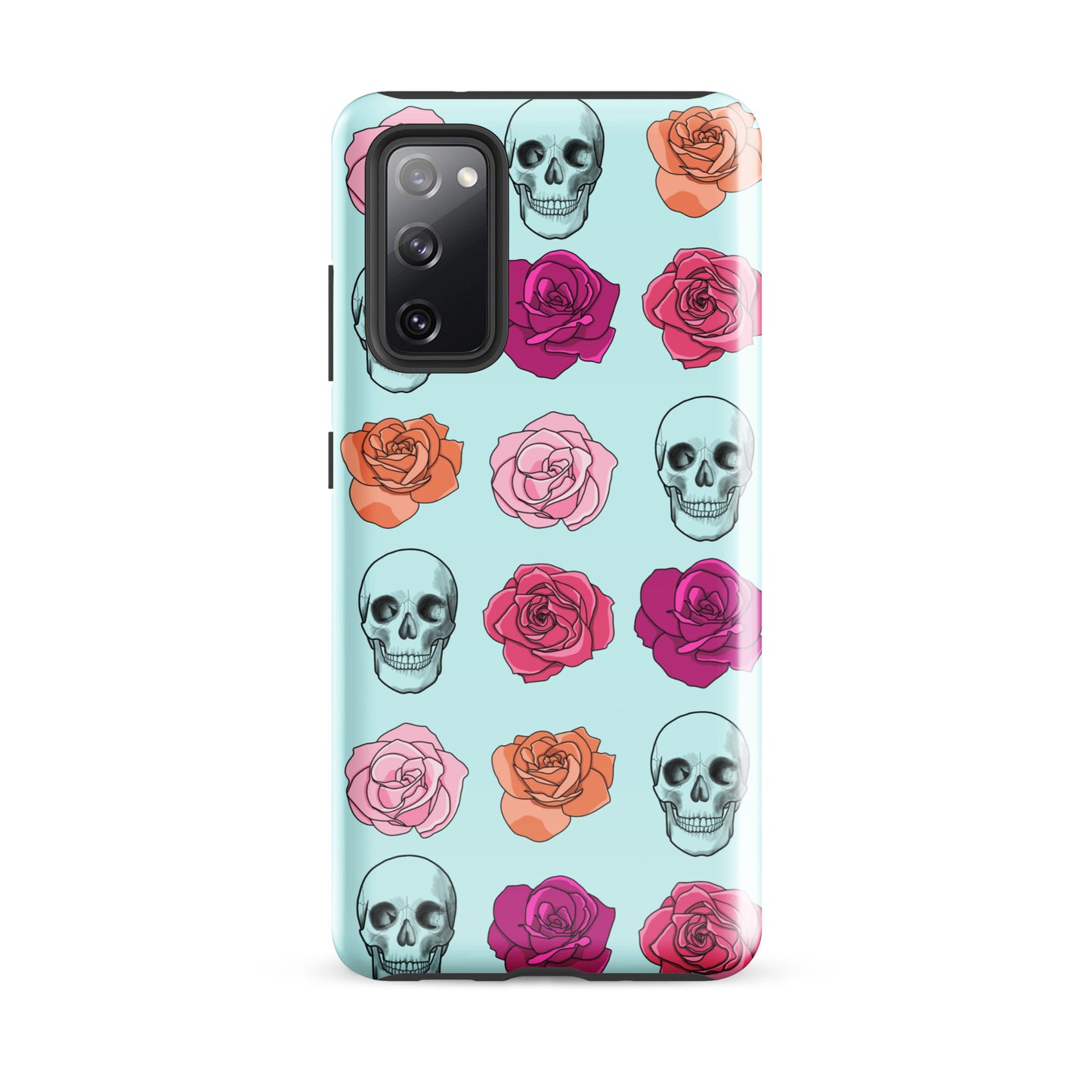 Skulls & Roses Tough case for Samsung® in Light Cyan