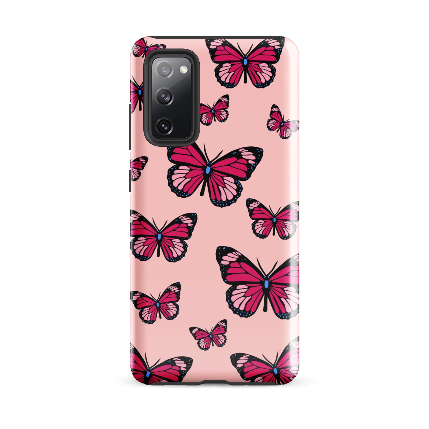 Butterflies Tough case for Samsung® in Cosmos Pink