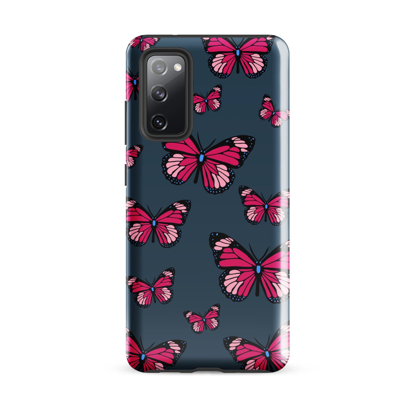 Butterflies Tough case for Samsung® in Arapawa Blue