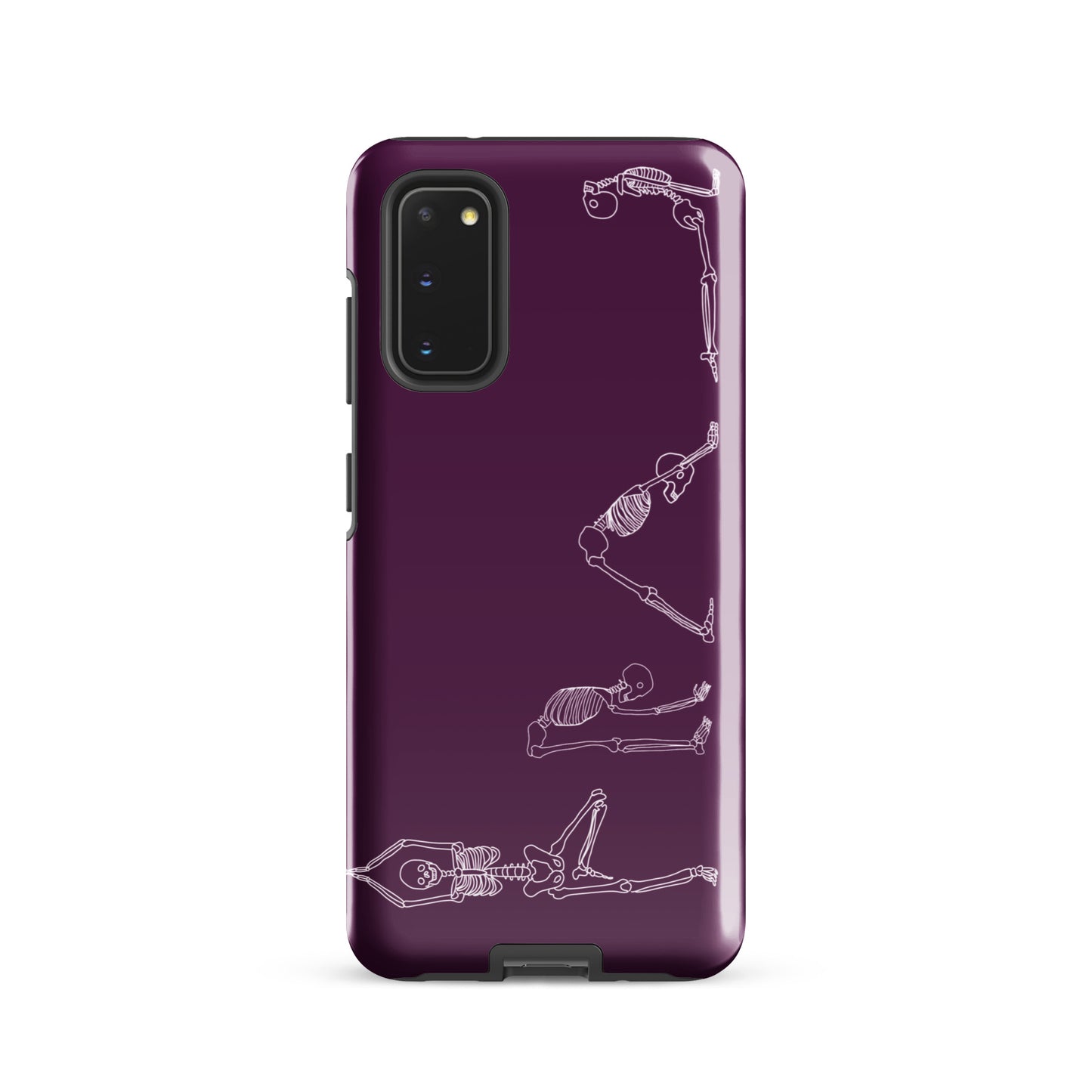 Yoga Skeletons Tough case for Samsung® in Tyrian Purple