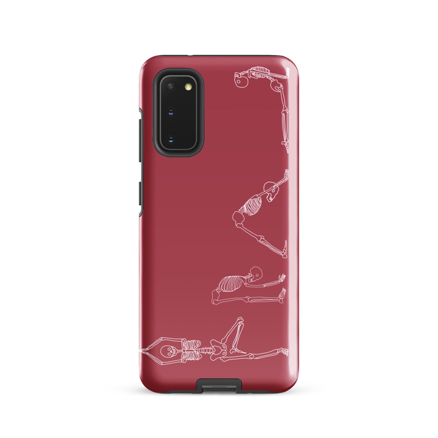 Yoga Skeletons Tough case for Samsung® in Hippie Pink