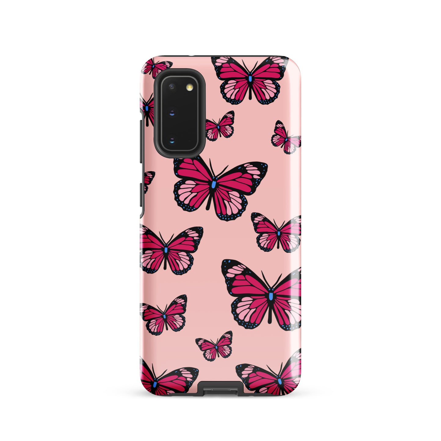 Butterflies Tough case for Samsung® in Cosmos Pink