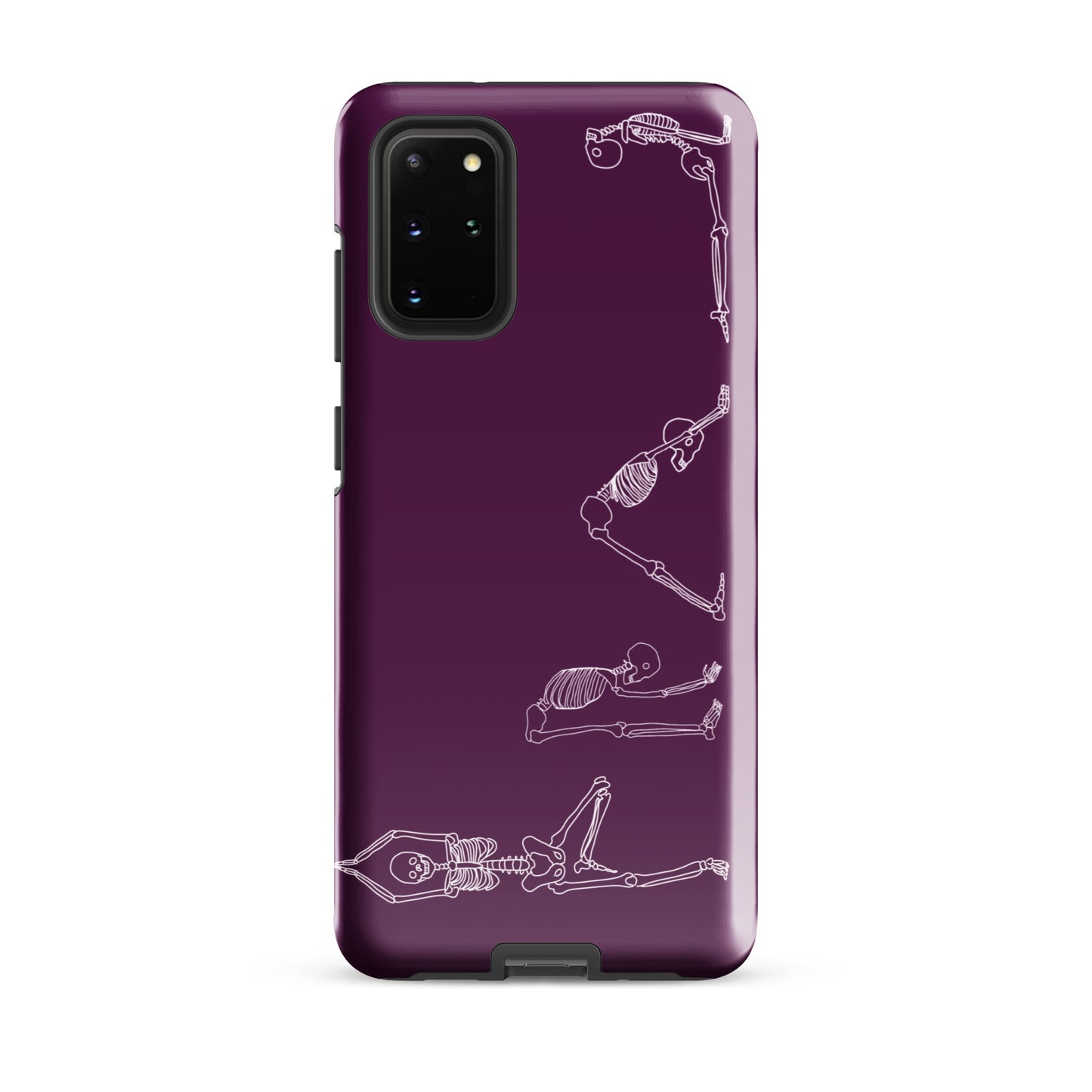 Yoga Skeletons Tough case for Samsung® in Tyrian Purple