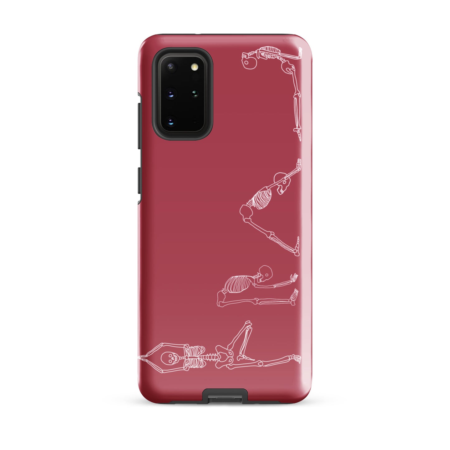 Yoga Skeletons Tough case for Samsung® in Hippie Pink