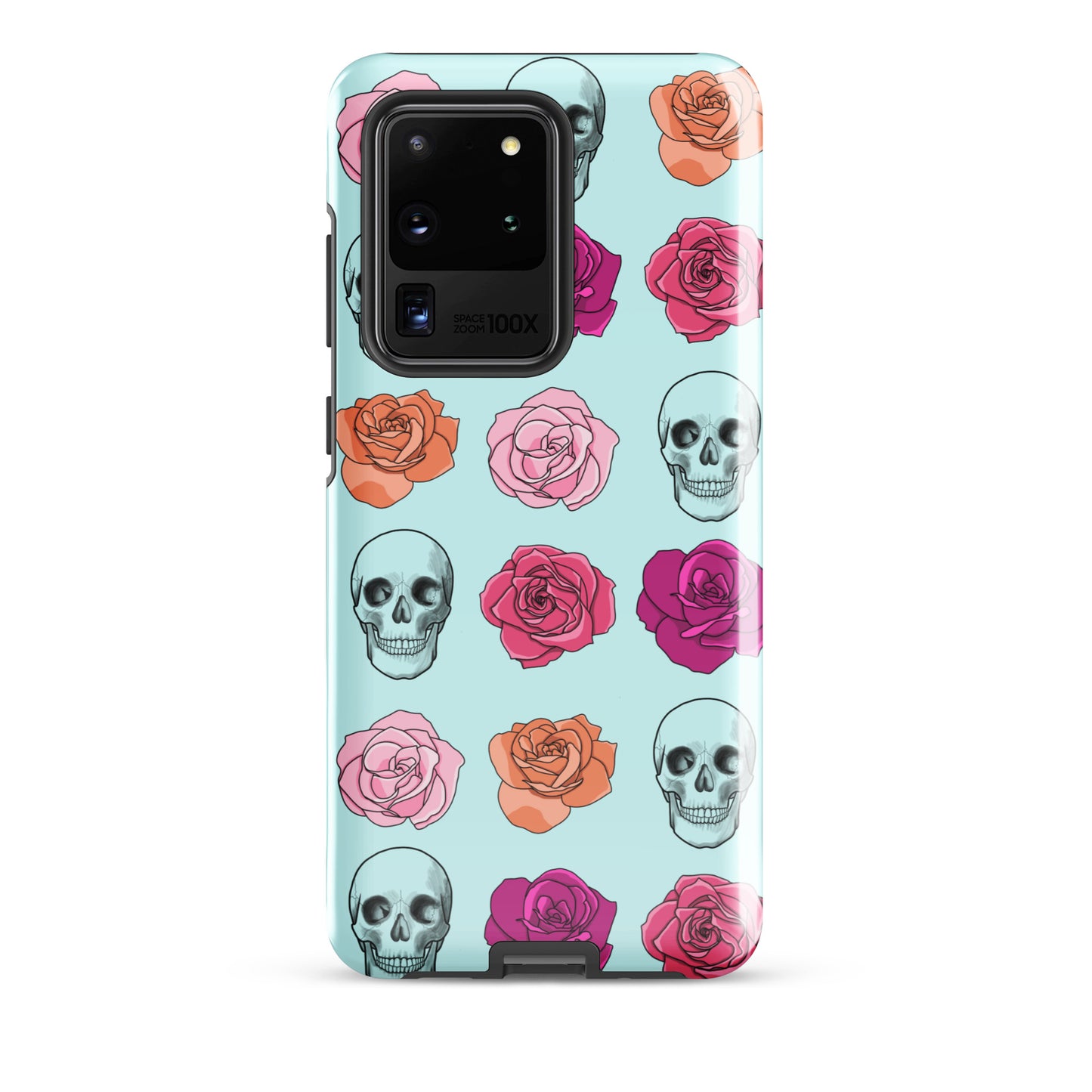 Skulls & Roses Tough case for Samsung® in Light Cyan