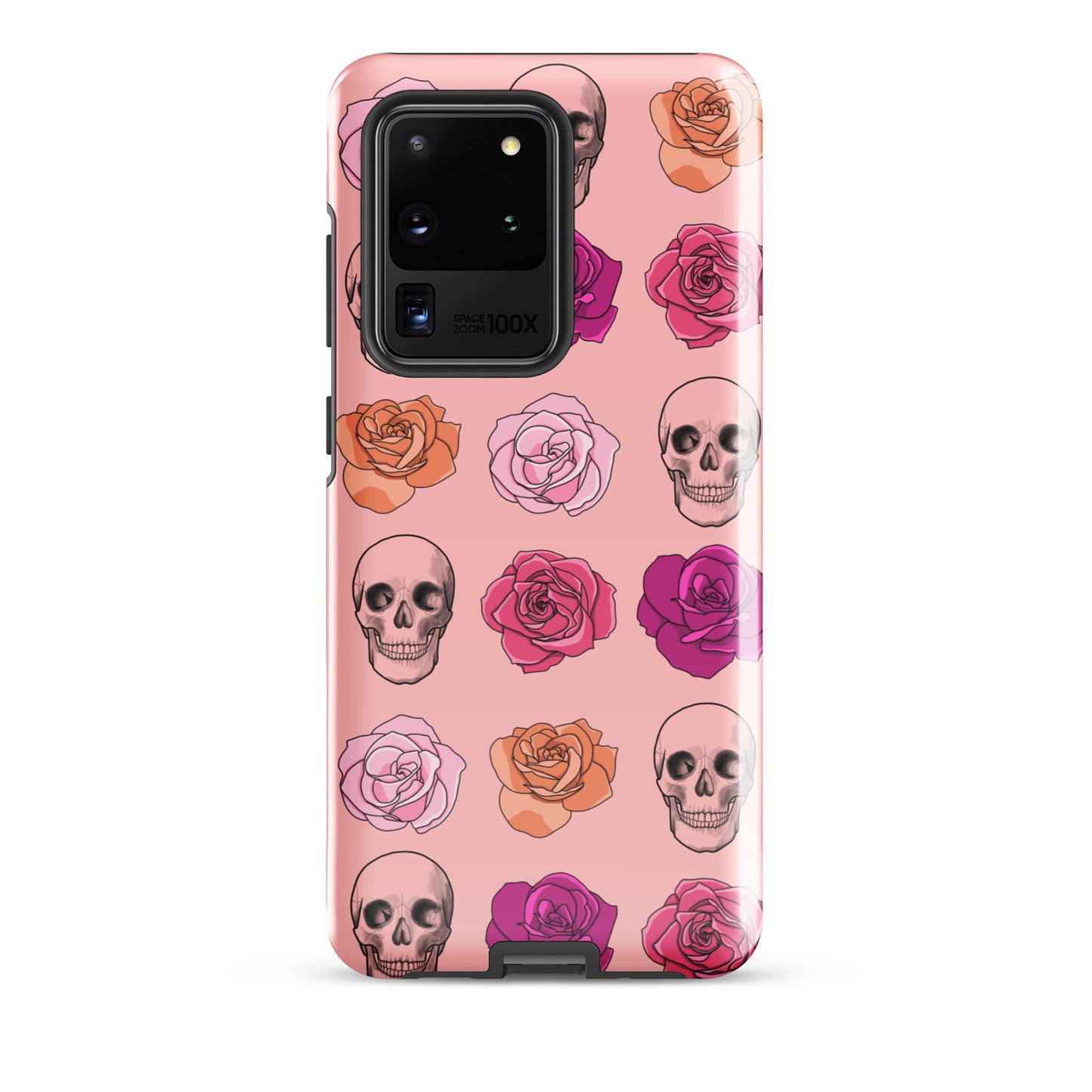 Skulls & Roses Tough case for Samsung® in Pink