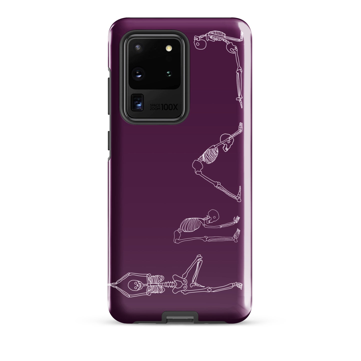 Yoga Skeletons Tough case for Samsung® in Tyrian Purple