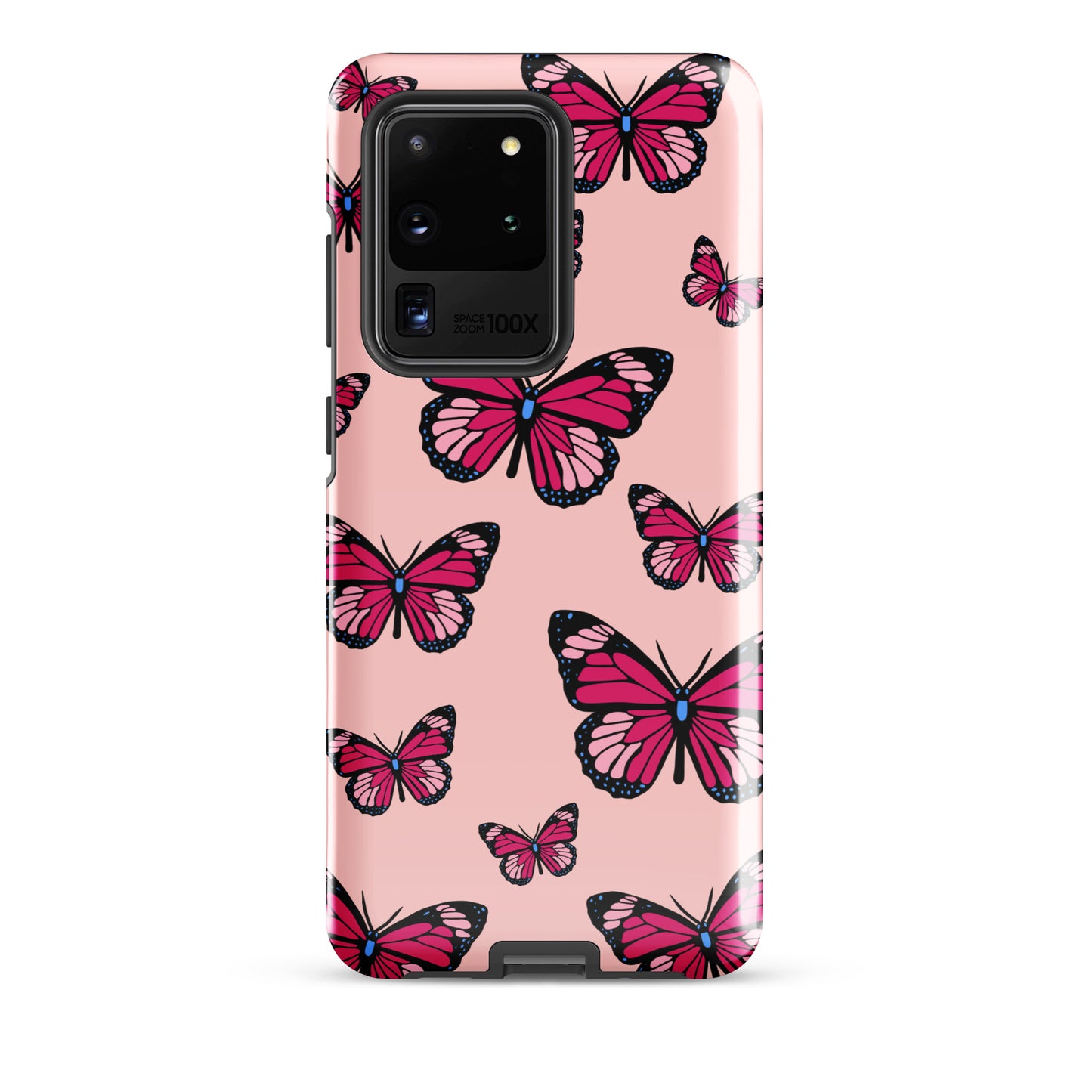 Butterflies Tough case for Samsung® in Cosmos Pink