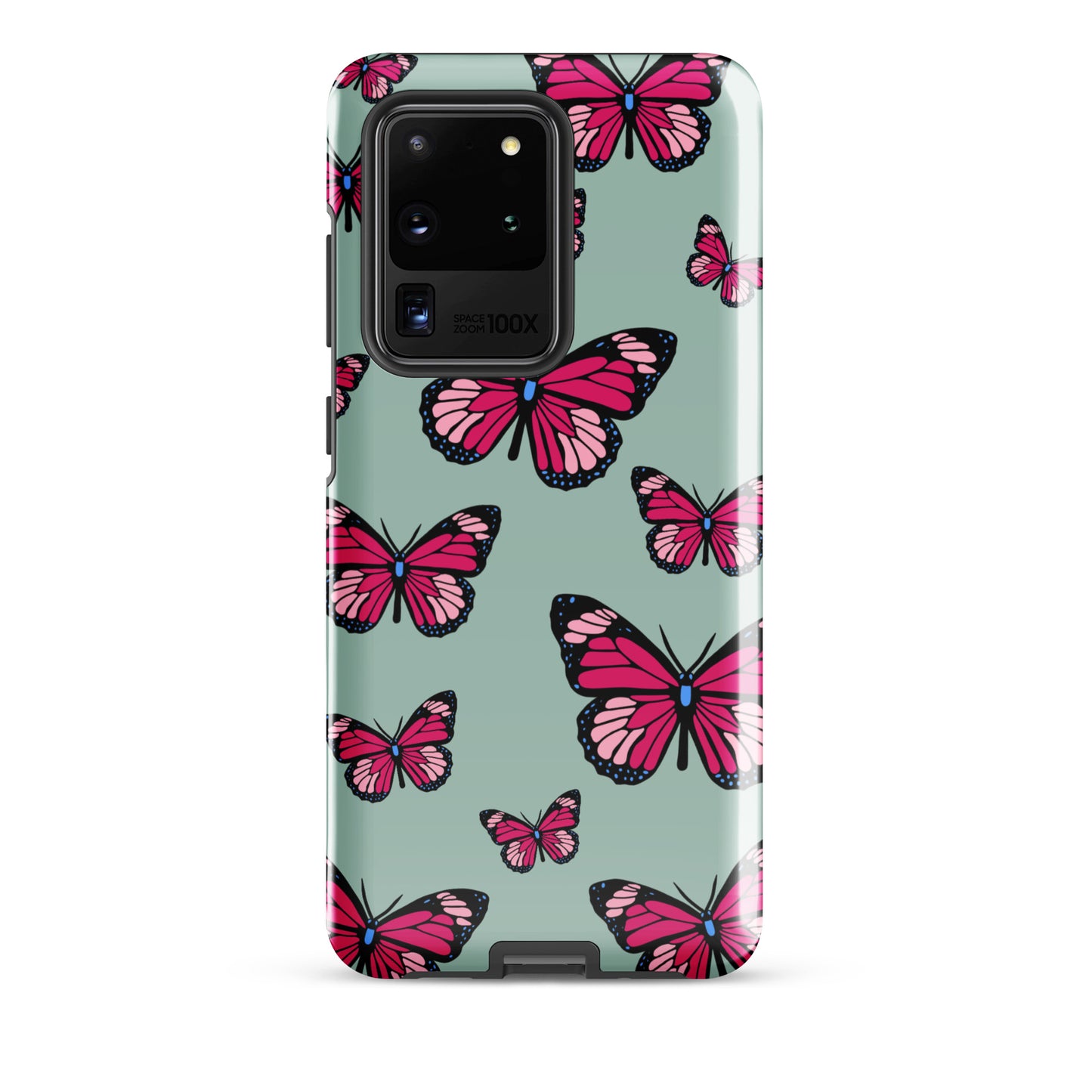 Butterflies Tough case for Samsung® in Opal Green