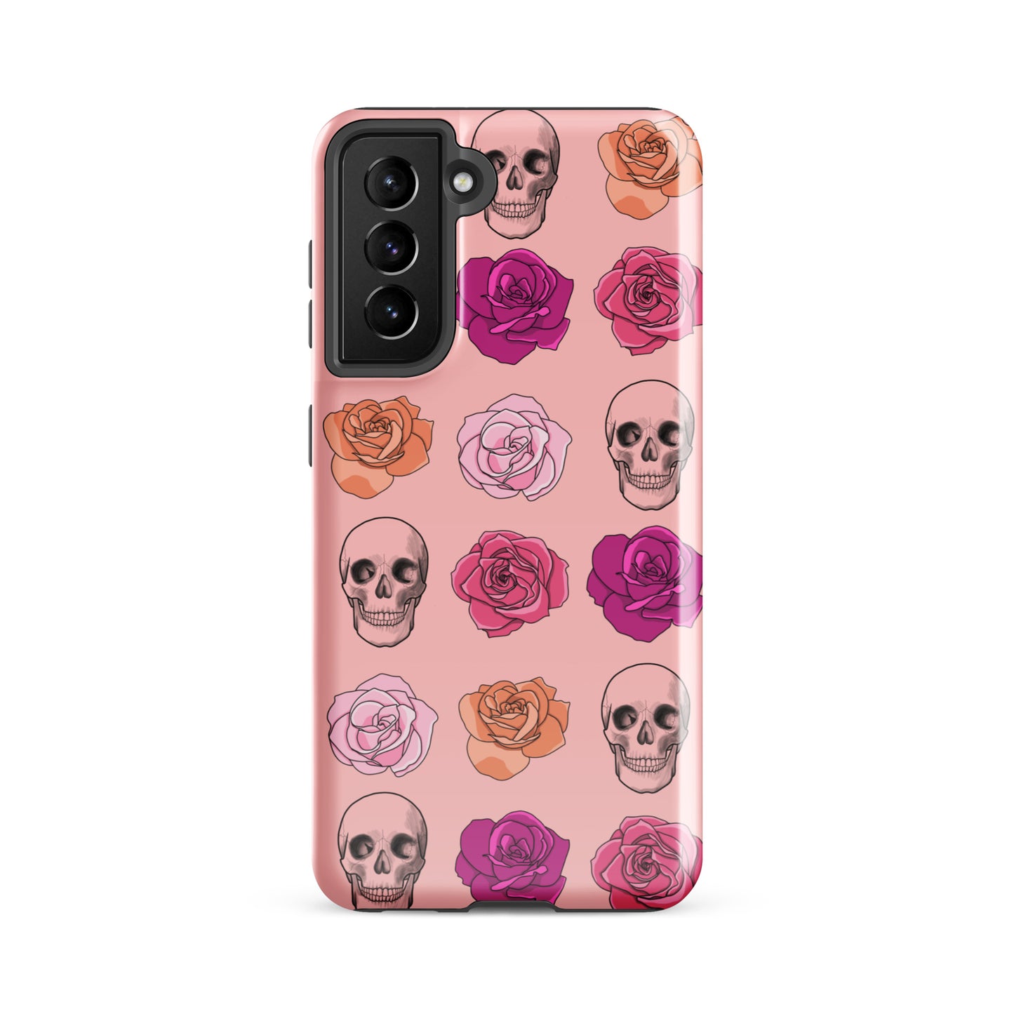 Skulls & Roses Tough case for Samsung® in Pink