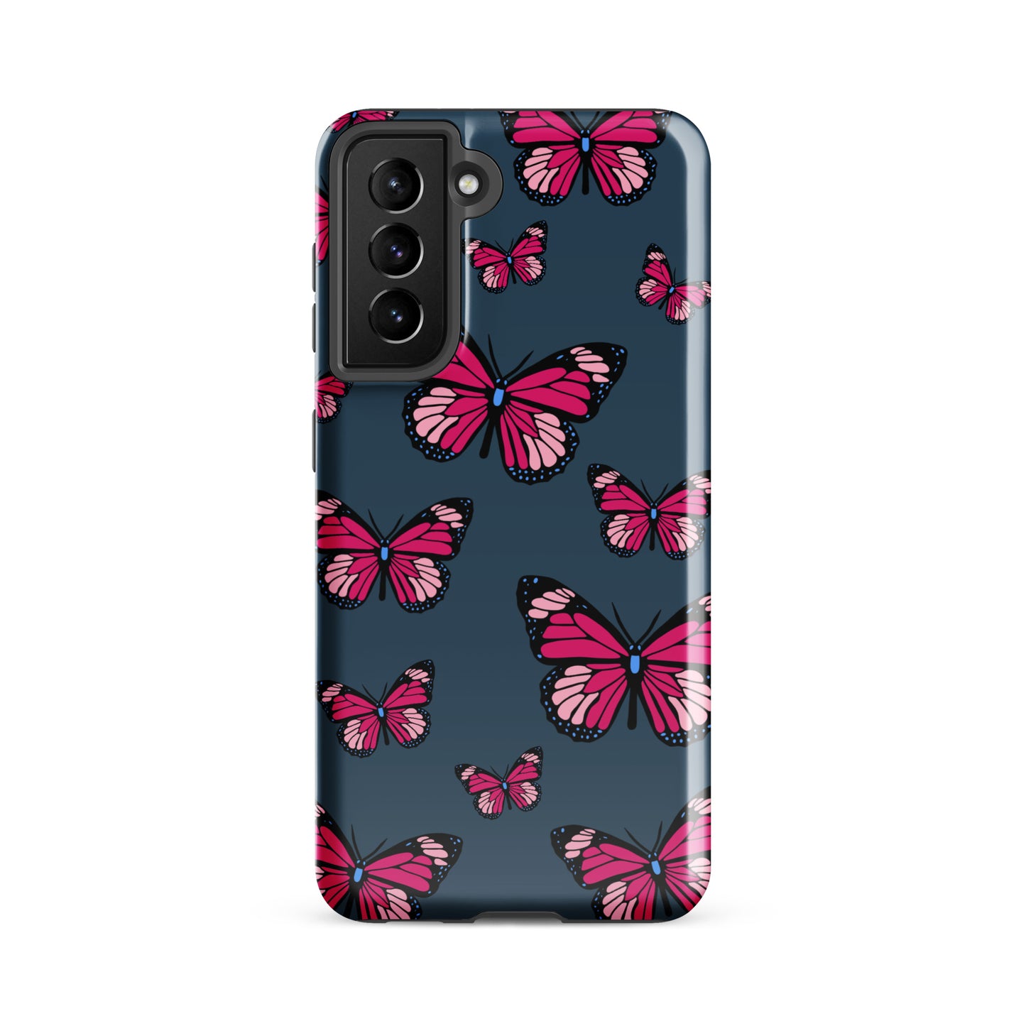 Butterflies Tough case for Samsung® in Arapawa Blue