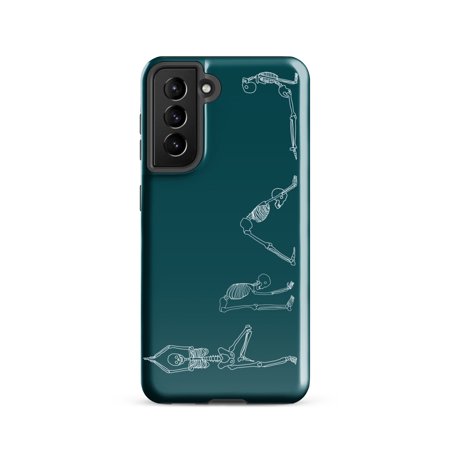 Yoga Skeletons Tough case for Samsung® in Sherpa Blue